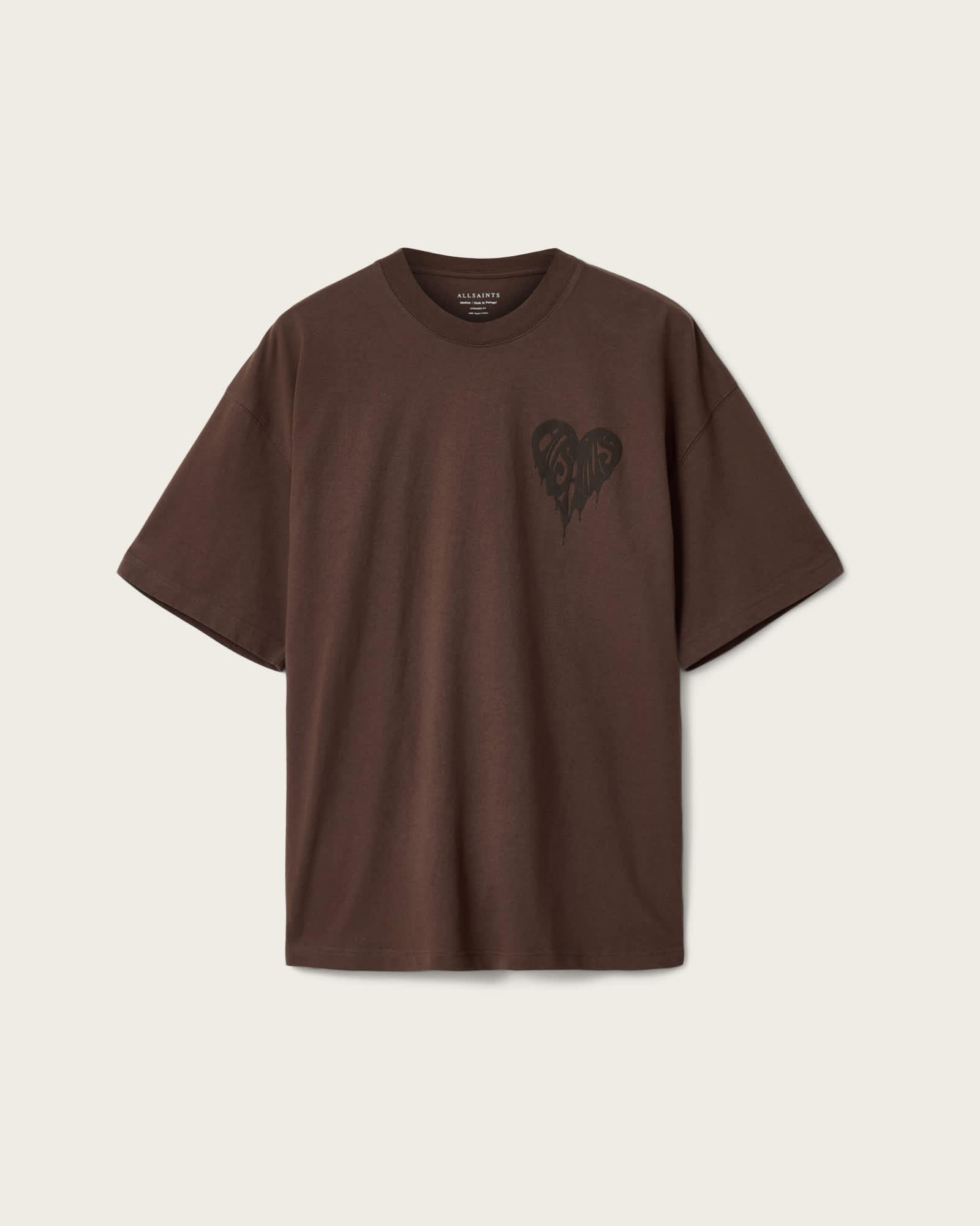 Trip Short Sleeve T-Shirt Bitter Brown | ALLSAINTS US Product Image