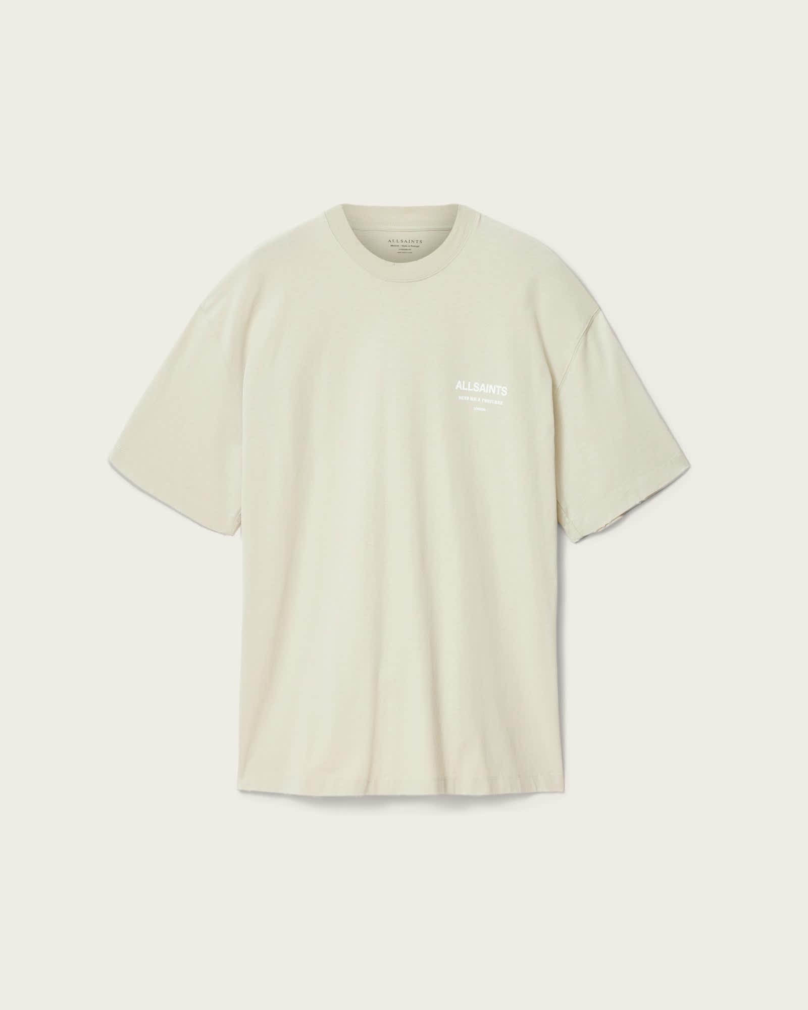 Dreamer Short Sleeve Oversized Graphic T-Shirt POWDERED GREEN | ALLSAINTS US Product Image