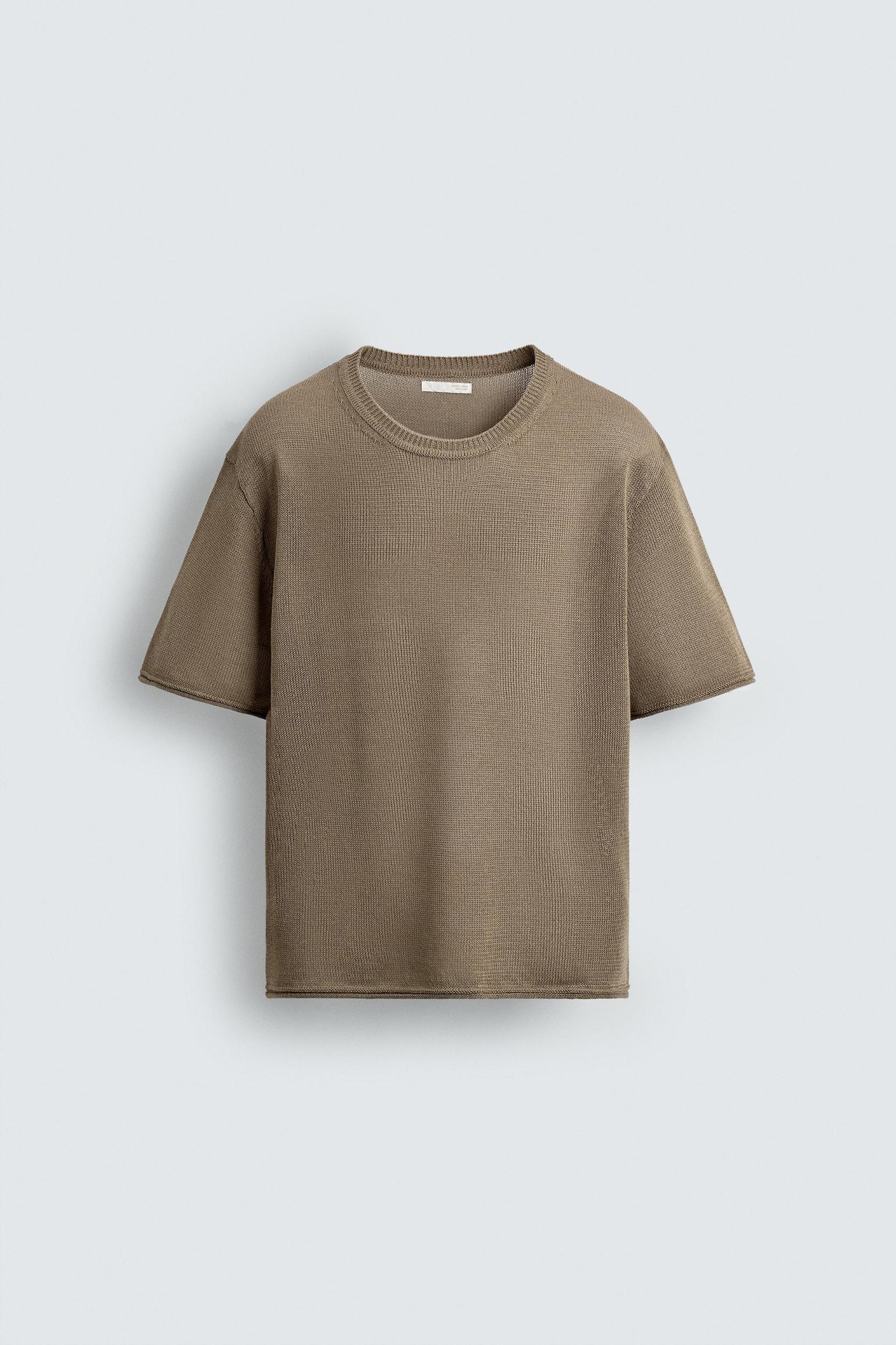 TEXTURED KNIT T-SHIRT Product Image
