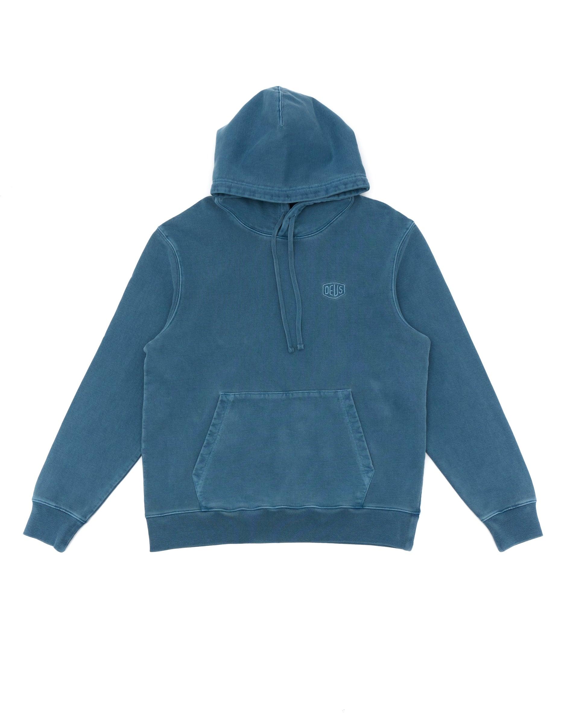 Shield Garment Dyed Hoodie - Legion Blue Product Image