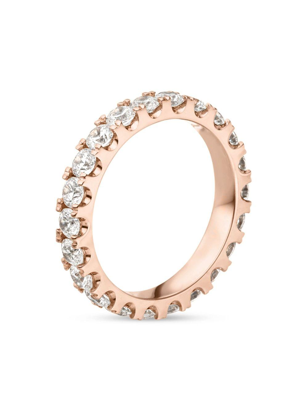 18kt yellow gold Memory diamond ring Product Image