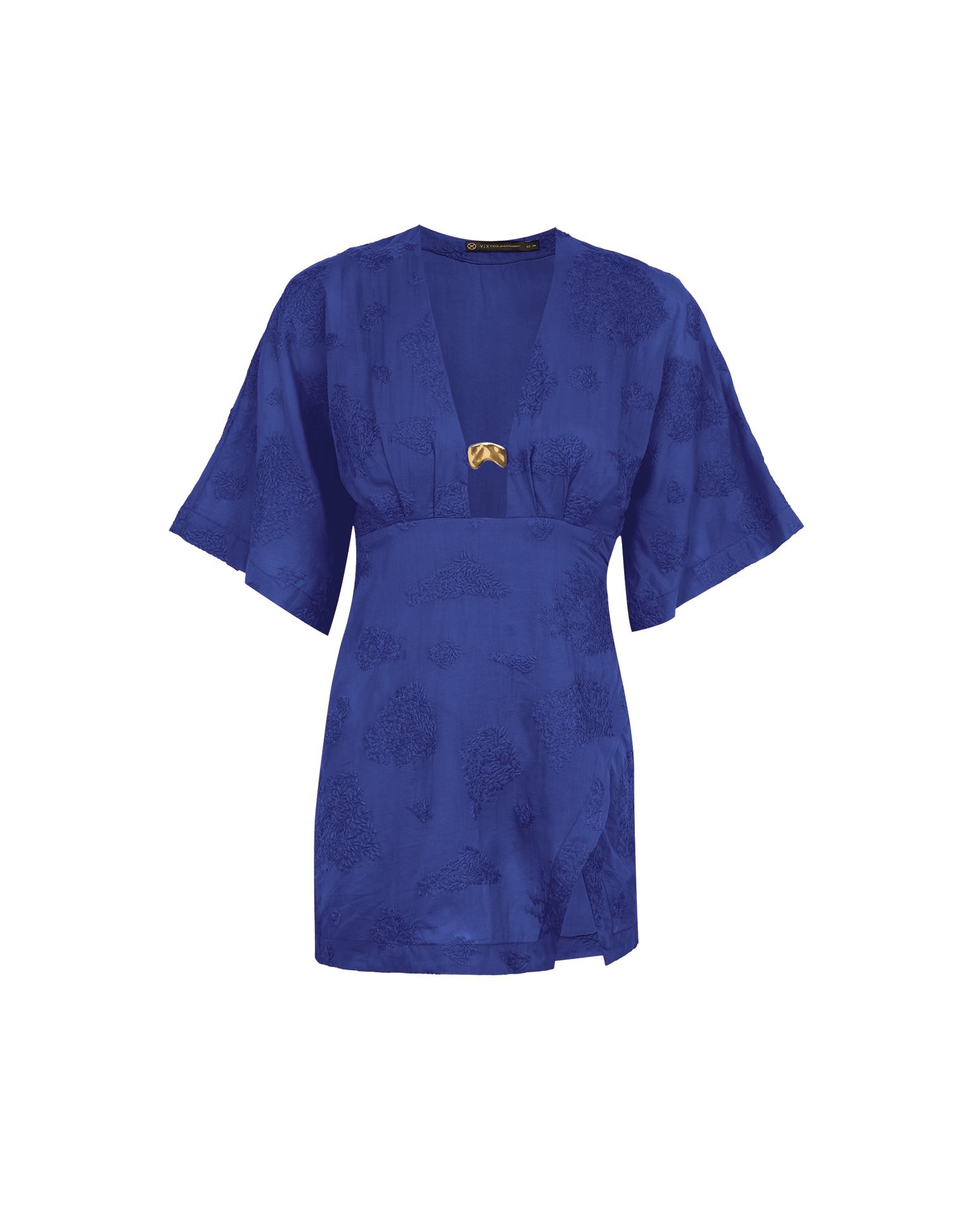 Pietra Short Dress - Sapphire Product Image