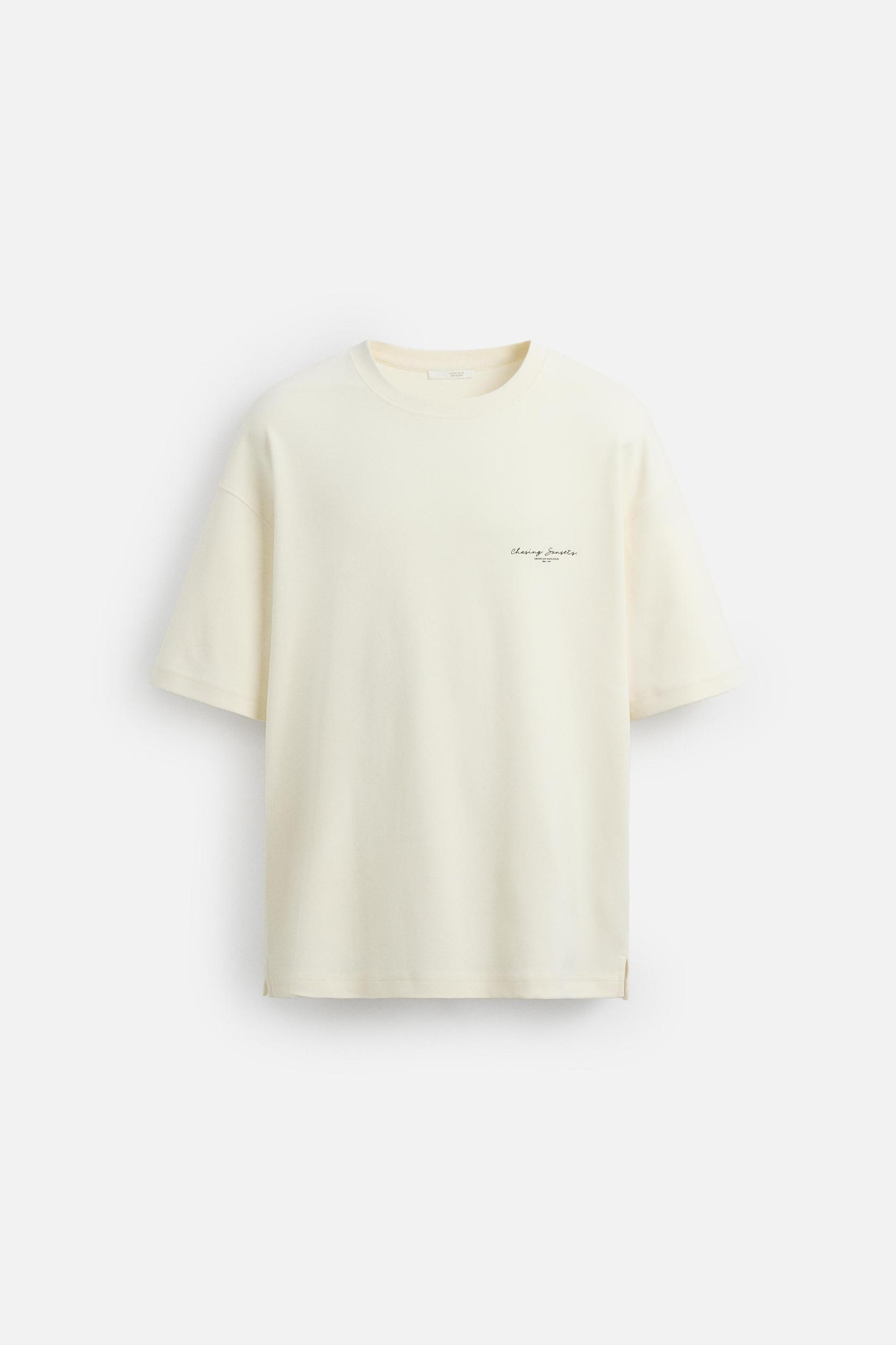 TEXT PRINT T-SHIRT Product Image