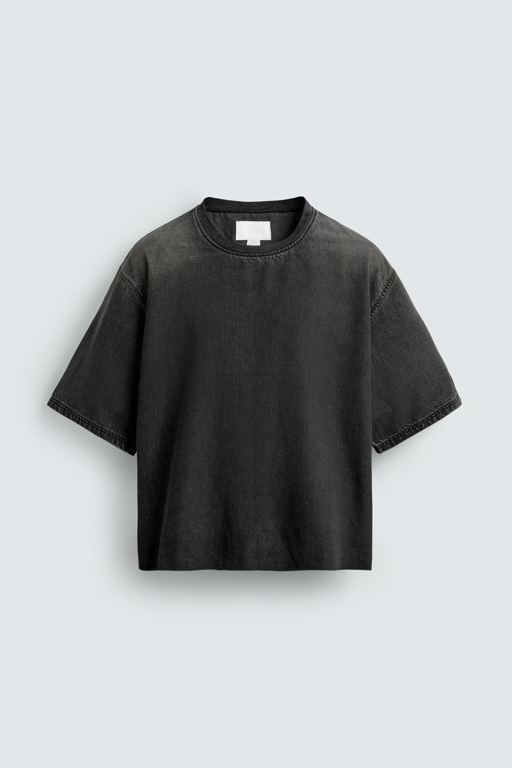 WASHED DENIM T-SHIRT Product Image
