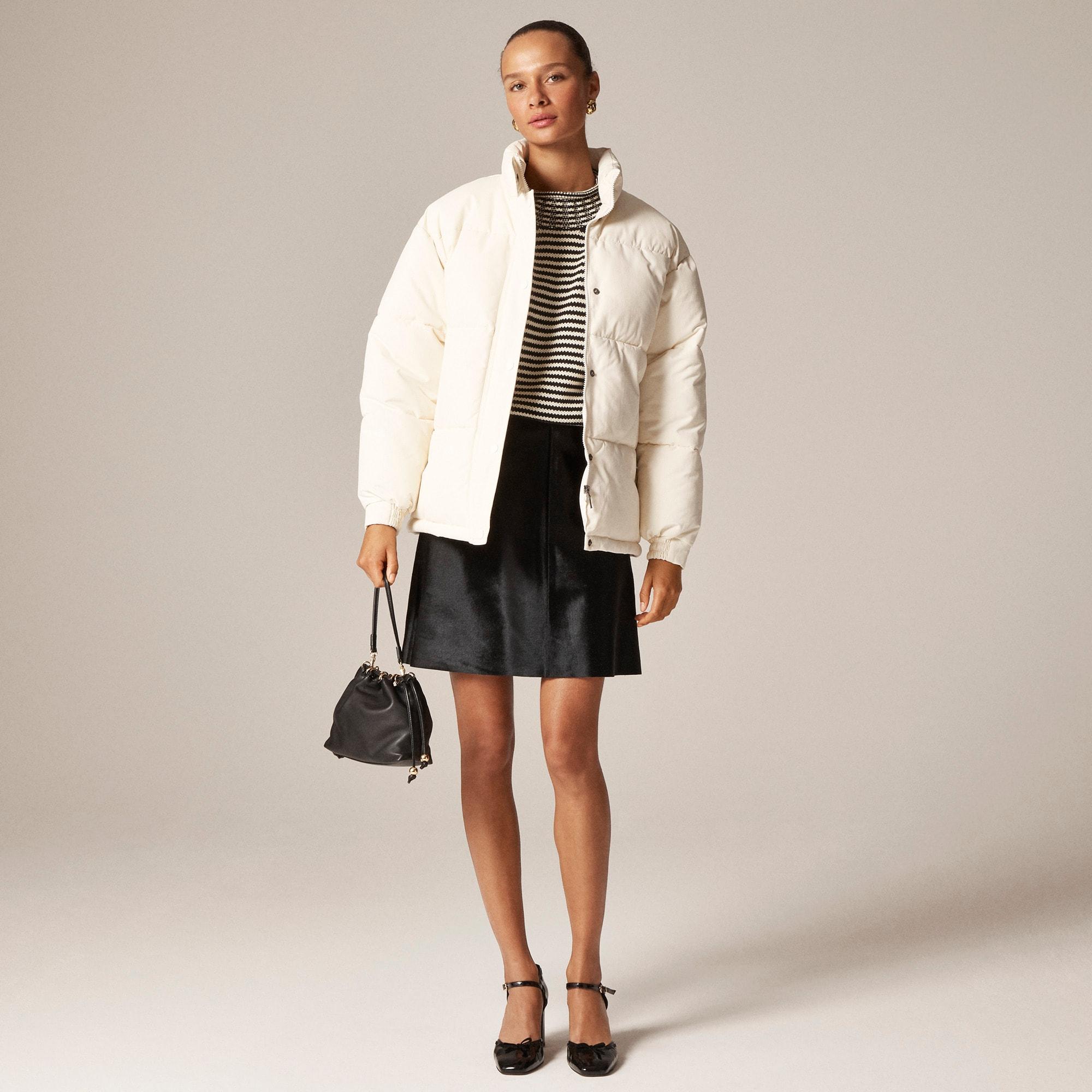 Collection Fairfax skirt in calf hair Product Image