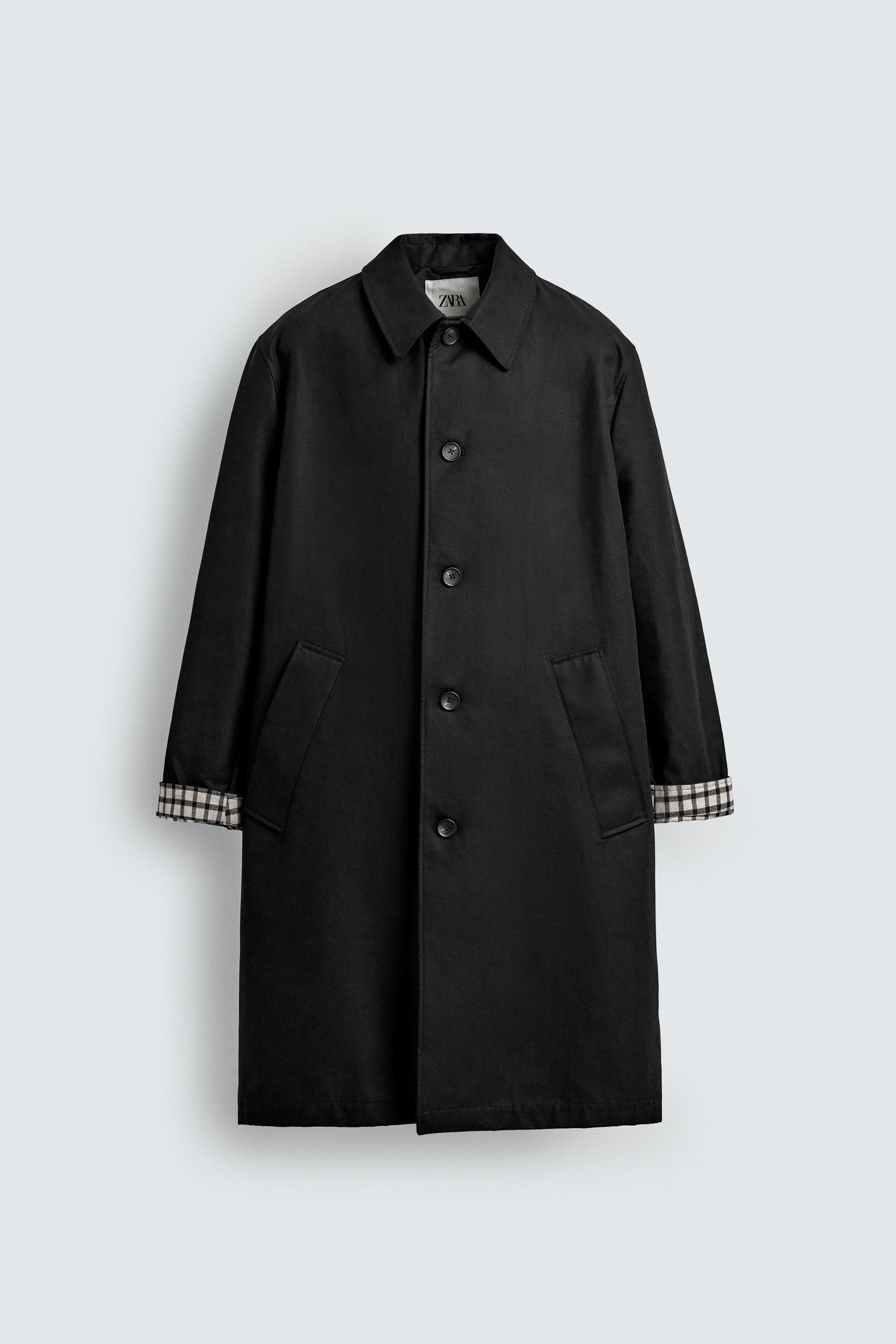 LIMITED EDITION CHECK COMBINATION TRENCH COAT Product Image