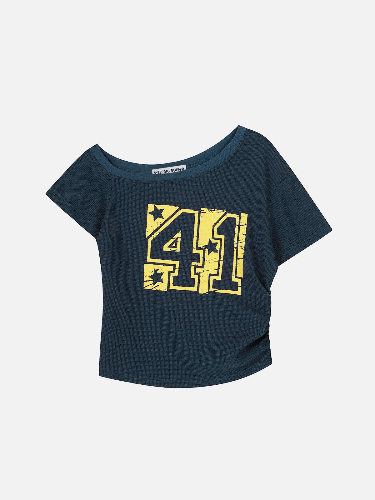 Aelfric Eden Number Off-The-Shoulder Tee Female Product Image