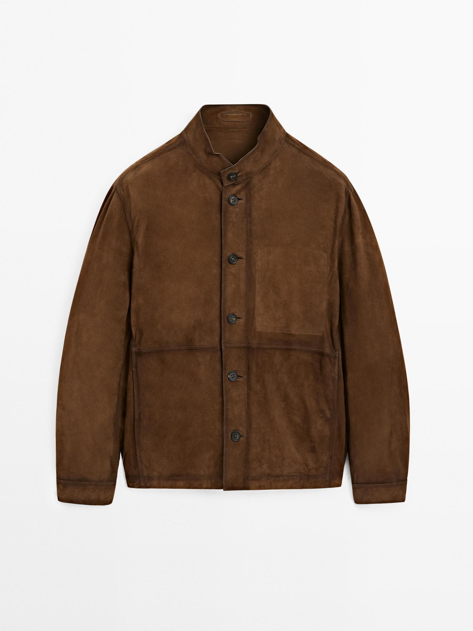Suede leather jacket Product Image