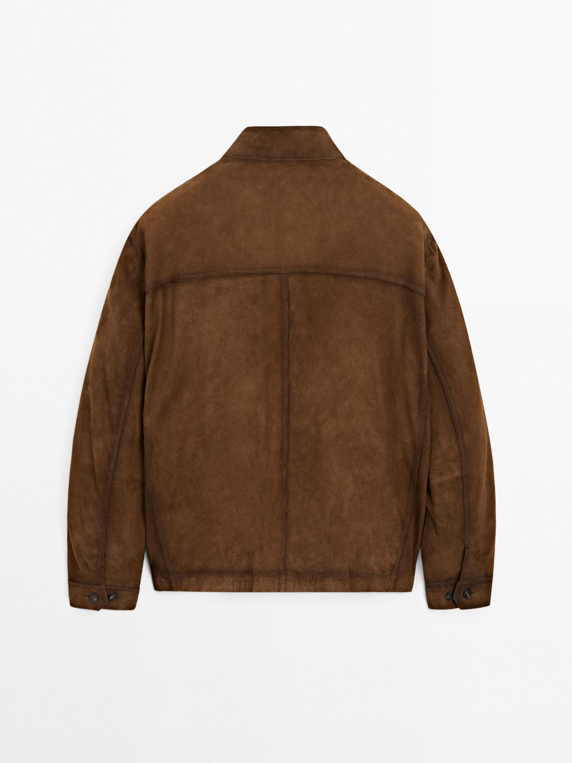 Suede leather jacket Product Image