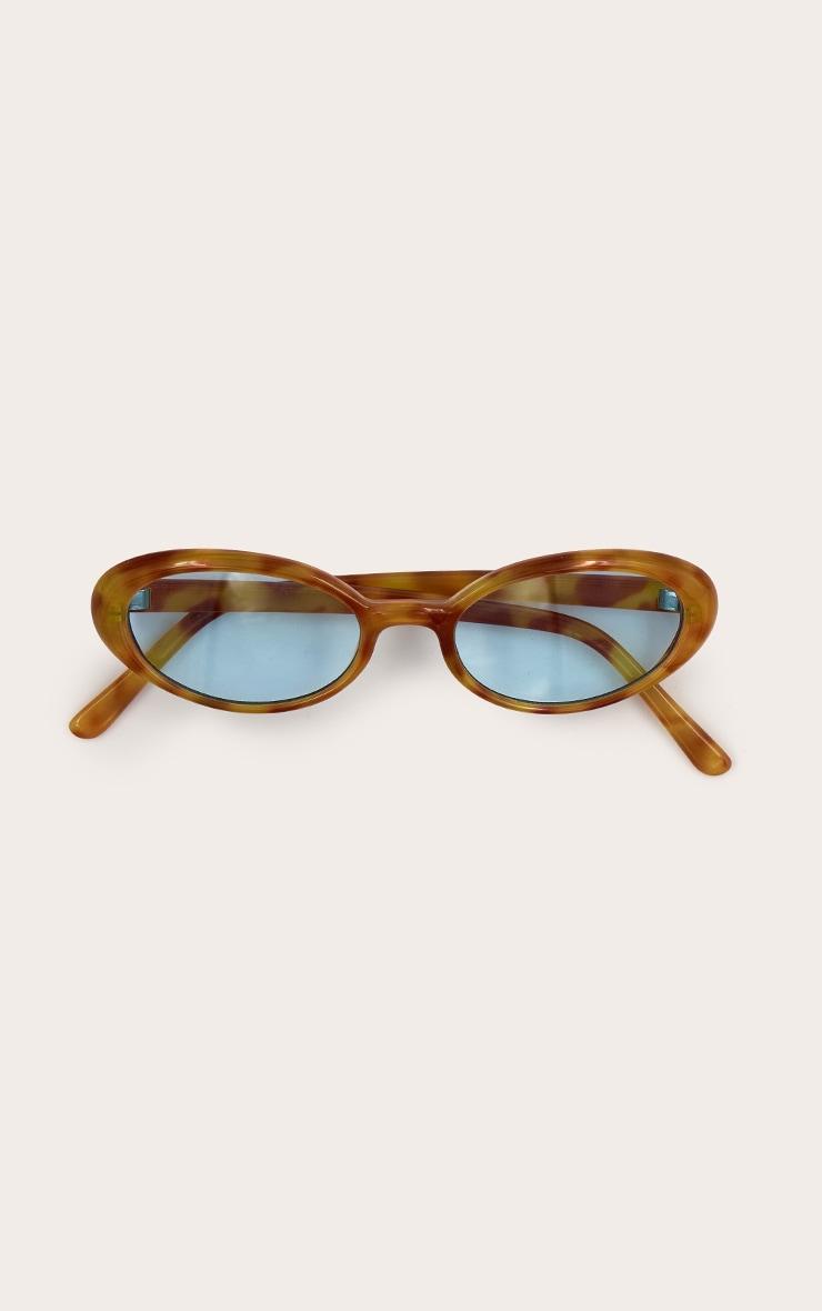 Tortoiseshell Round Sunglasses Product Image