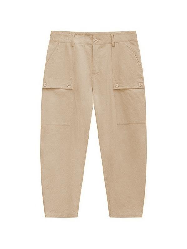 Men's Large Pocket Casual Wide Leg Pants Product Image