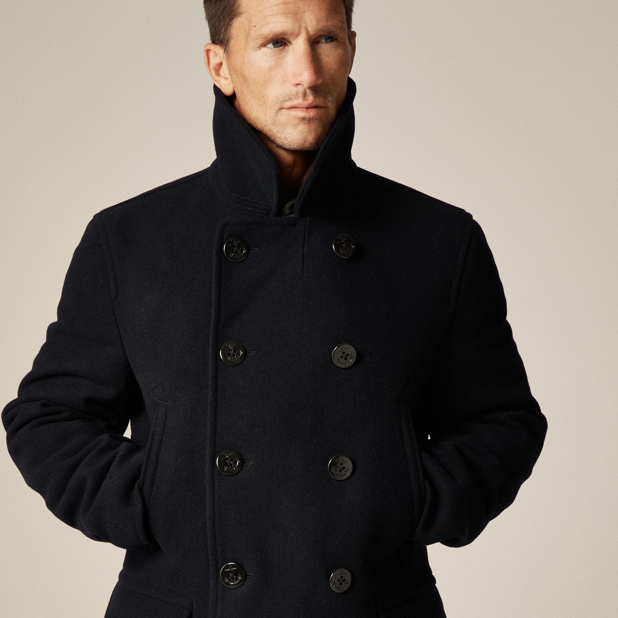 Dock peacoat in wool blend with PrimaLoft® Product Image