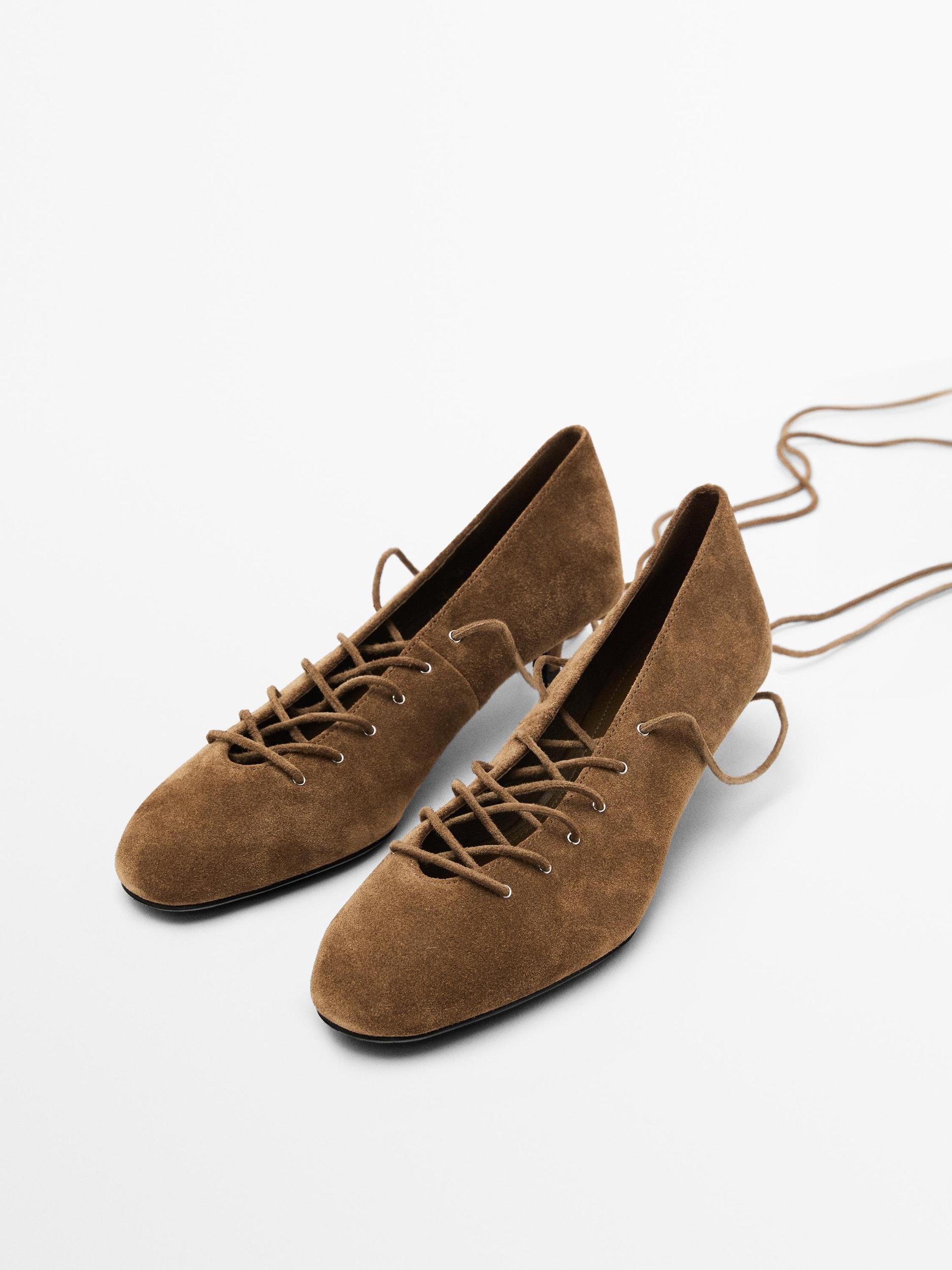 Lace-up high heel shoes Product Image