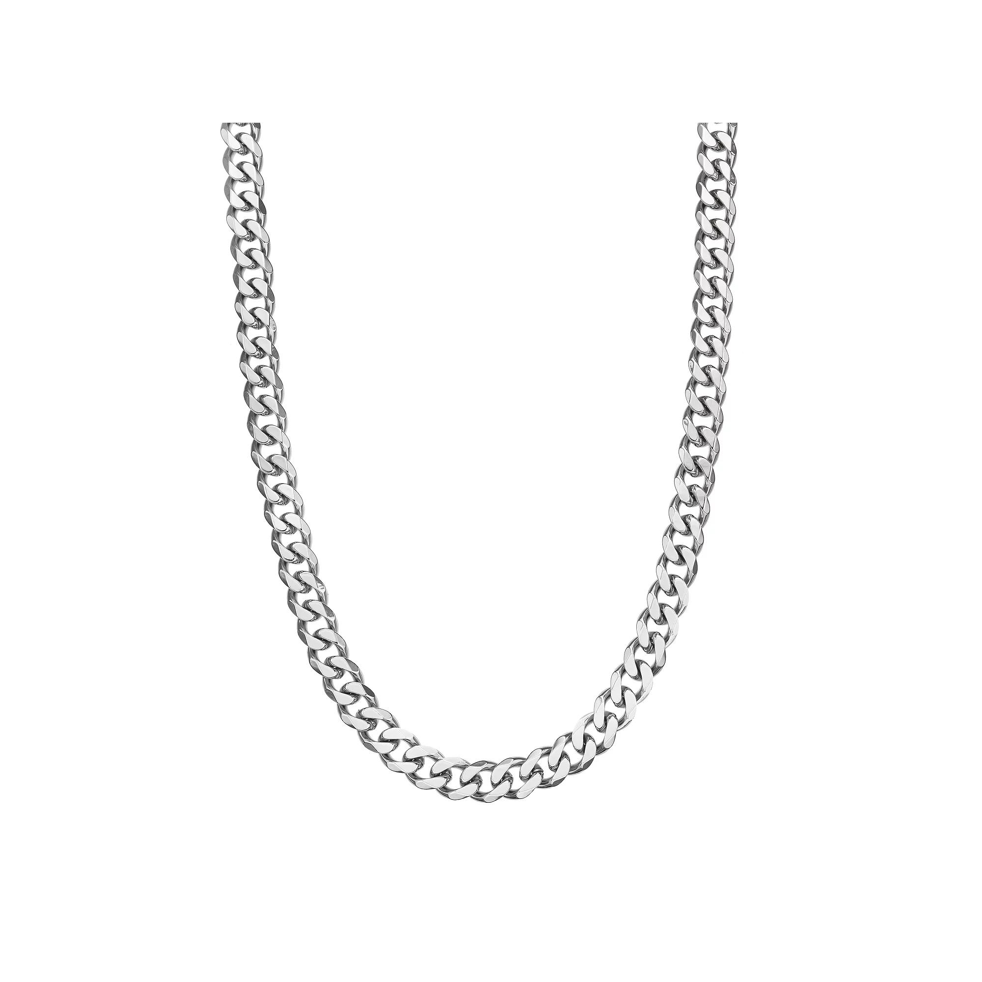Men's LYNX Stainless Steel Curb Chain Necklace, Size: 20", Gold Tone Product Image
