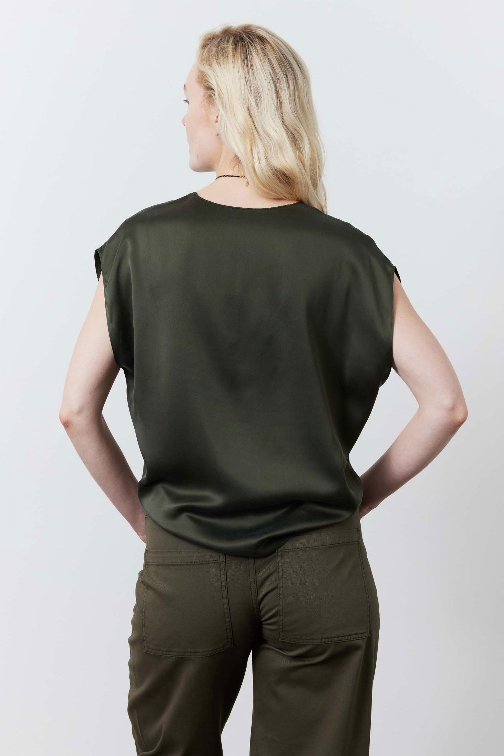 The All Day Washable Silk Top Product Image