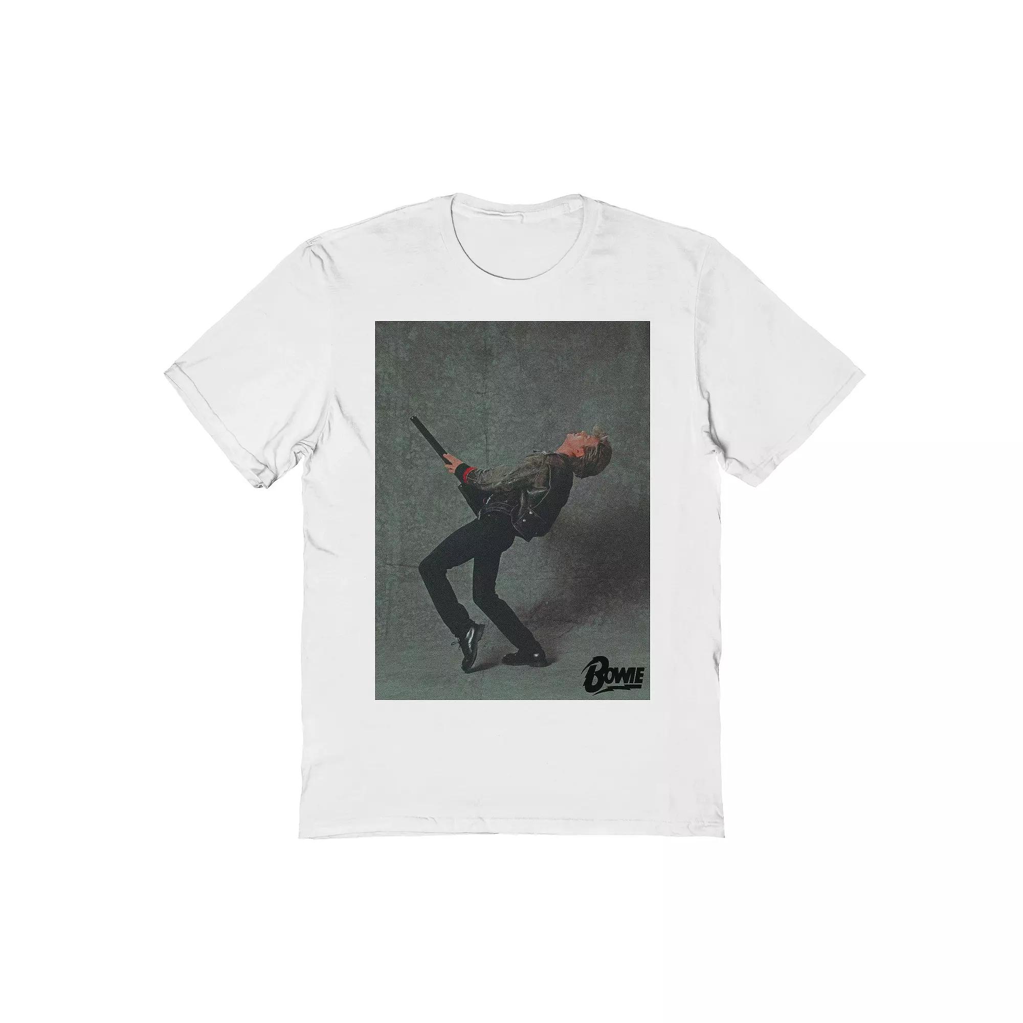 Men's Guitar Solo Jumbo Graphic T-Shirt, Size: Large, White Product Image