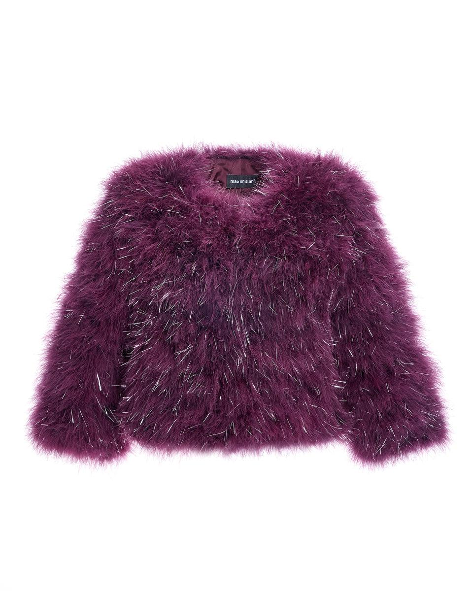 Metallic Feather Bolero-Maximilian Product Image