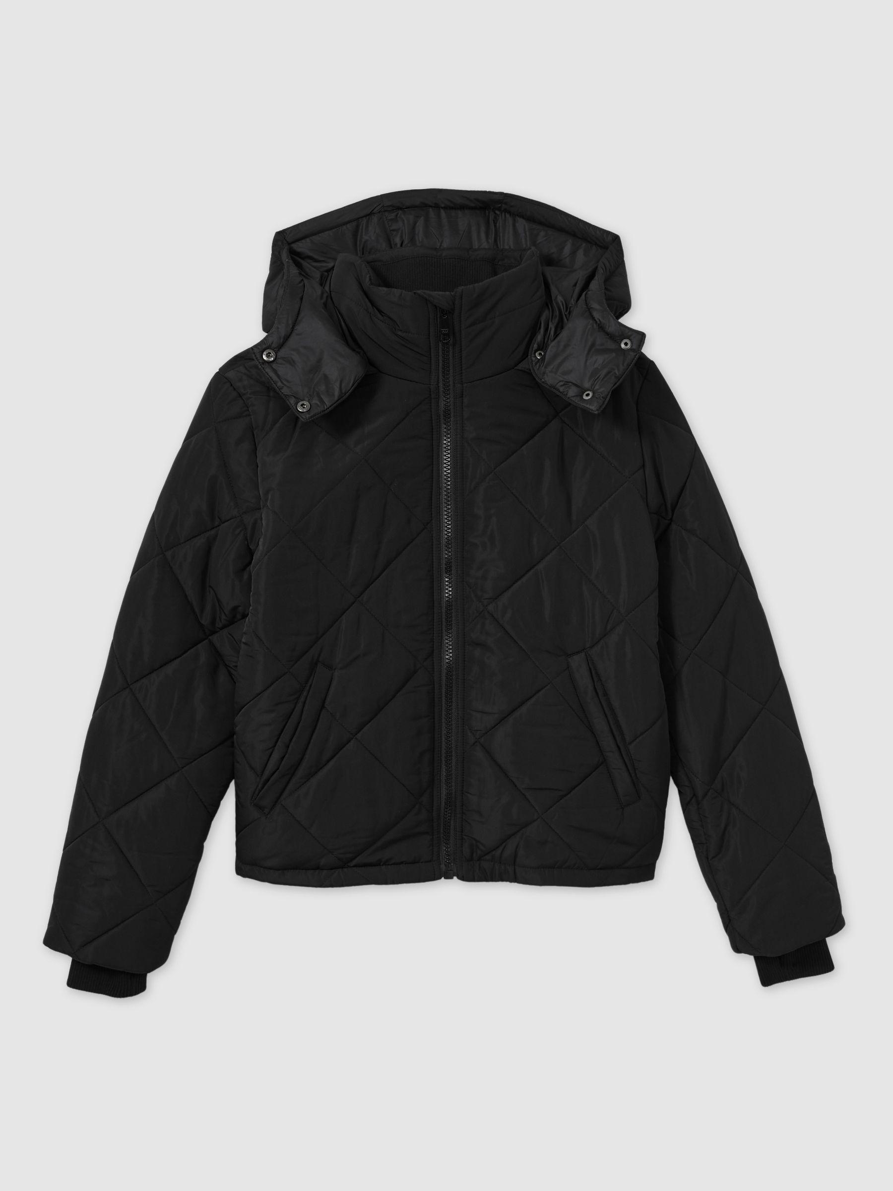 The Upside Hooded Puffer Coat in Black Product Image