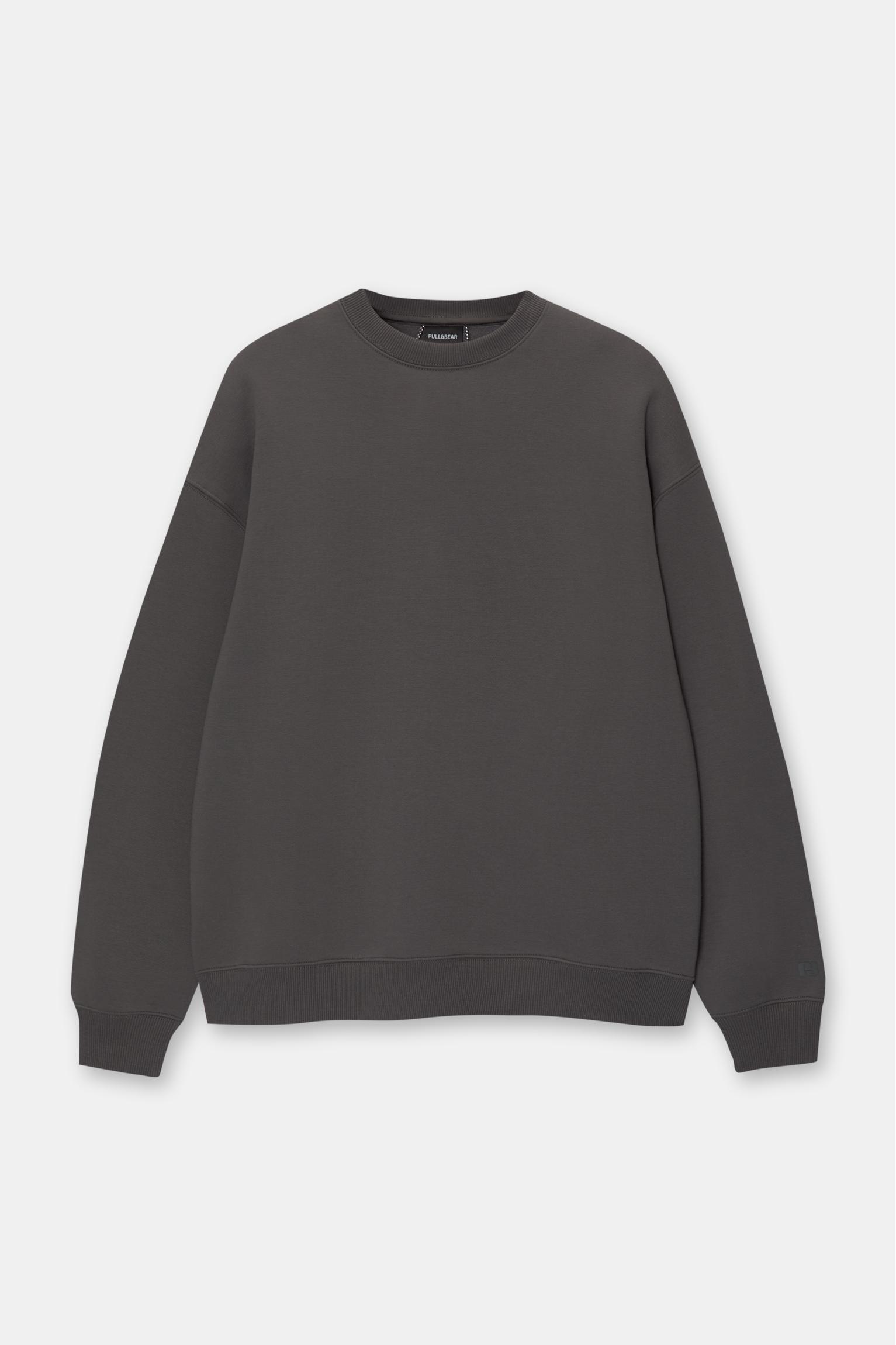 Basic crew neck sweatshirt Product Image