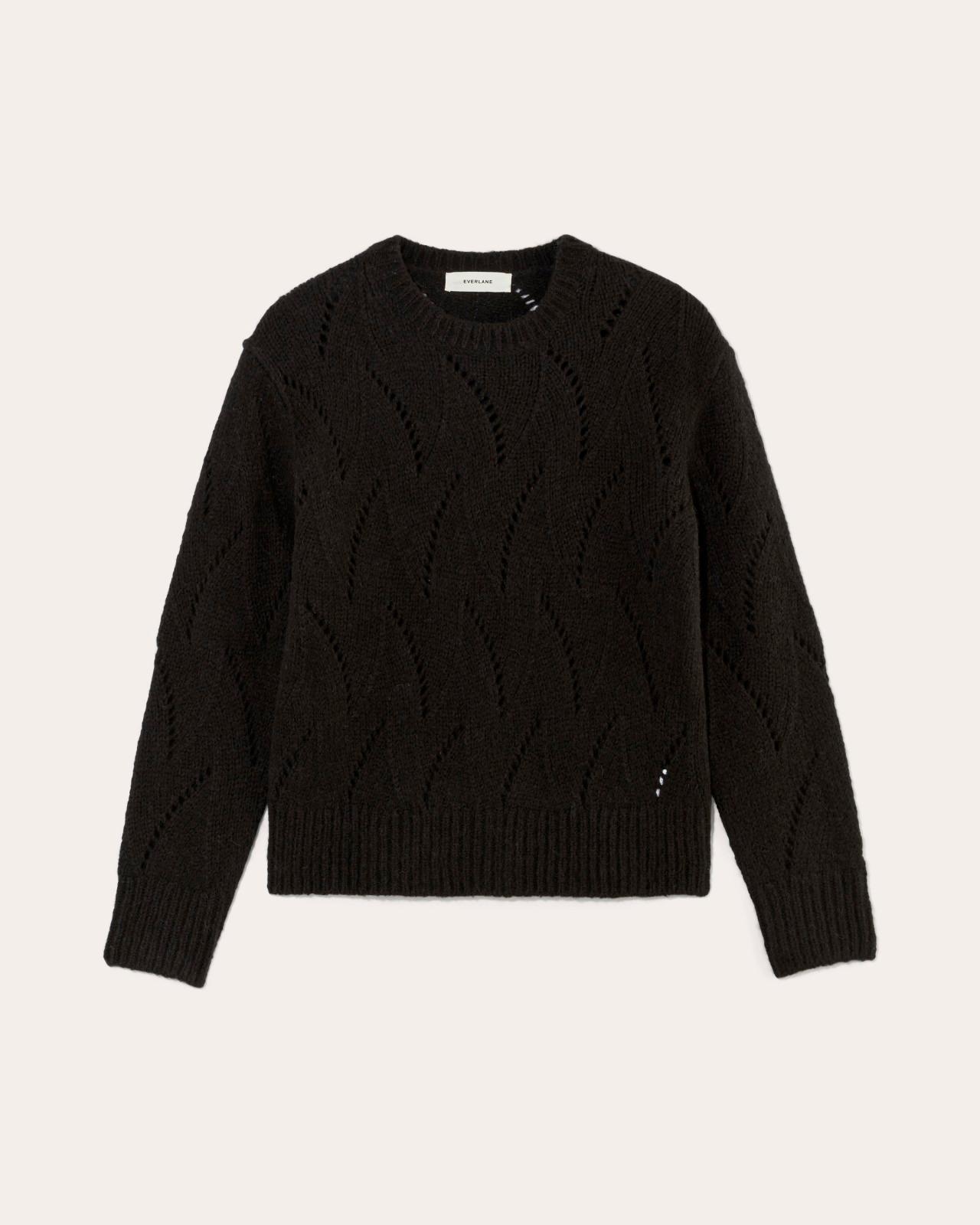 Womens Pointelle Sweater in Cloud by Everlane Product Image