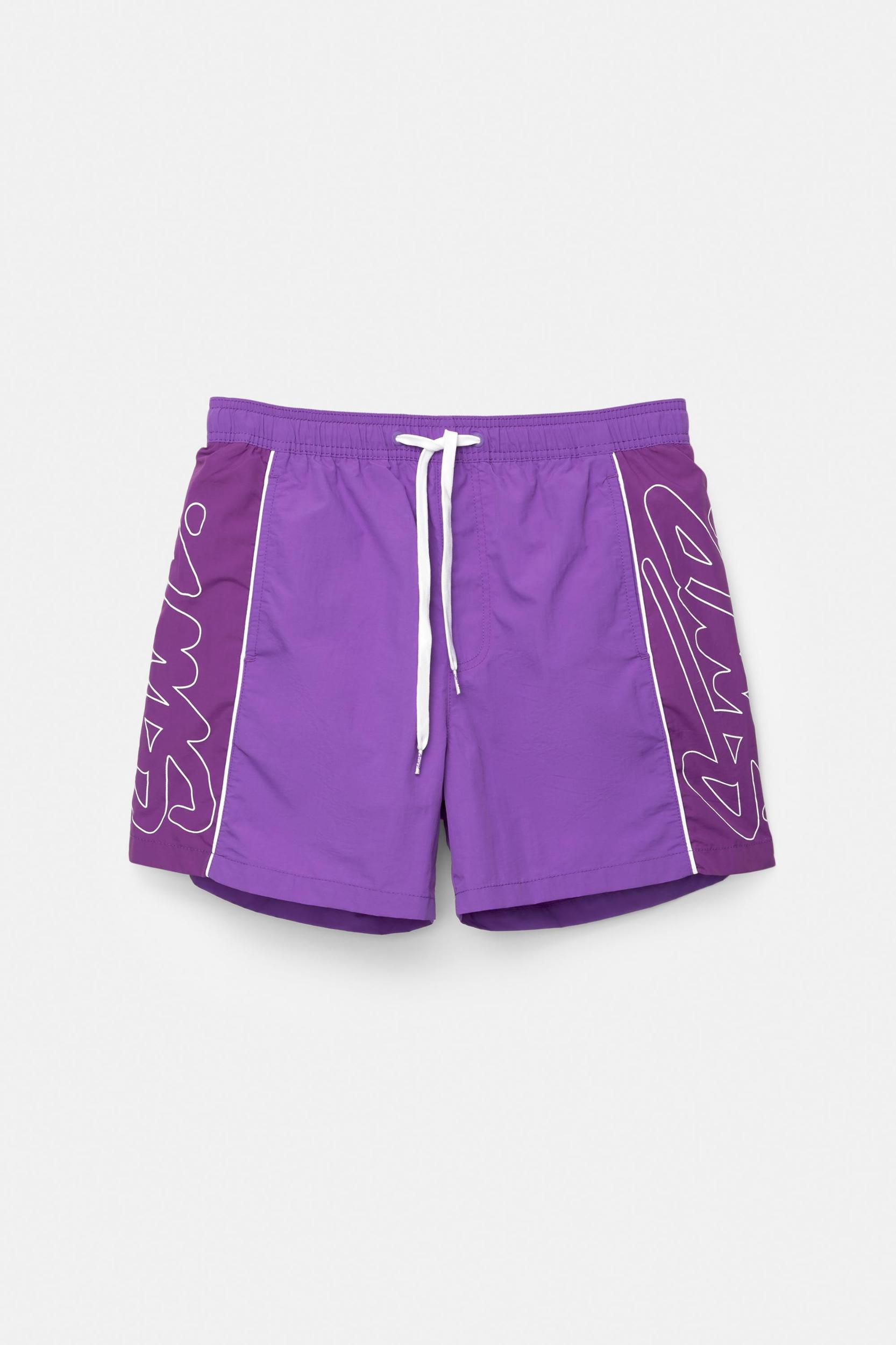 STWD board shorts with side stripes Product Image