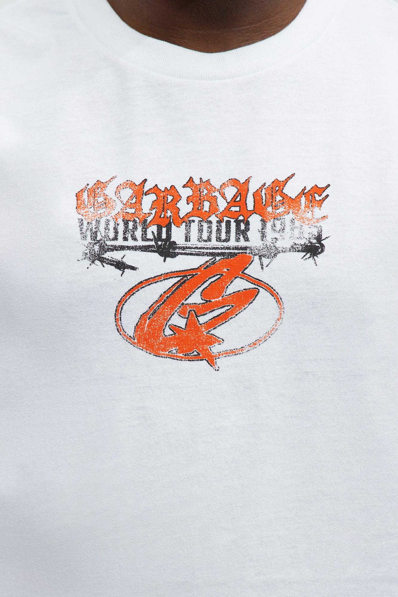Garbage World Tour Short Sleeve Tee - White Product Image