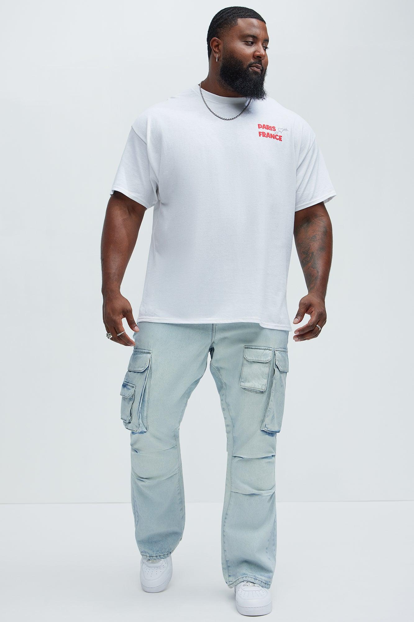 Paris Doodle Short Sleeve Tee - White Product Image