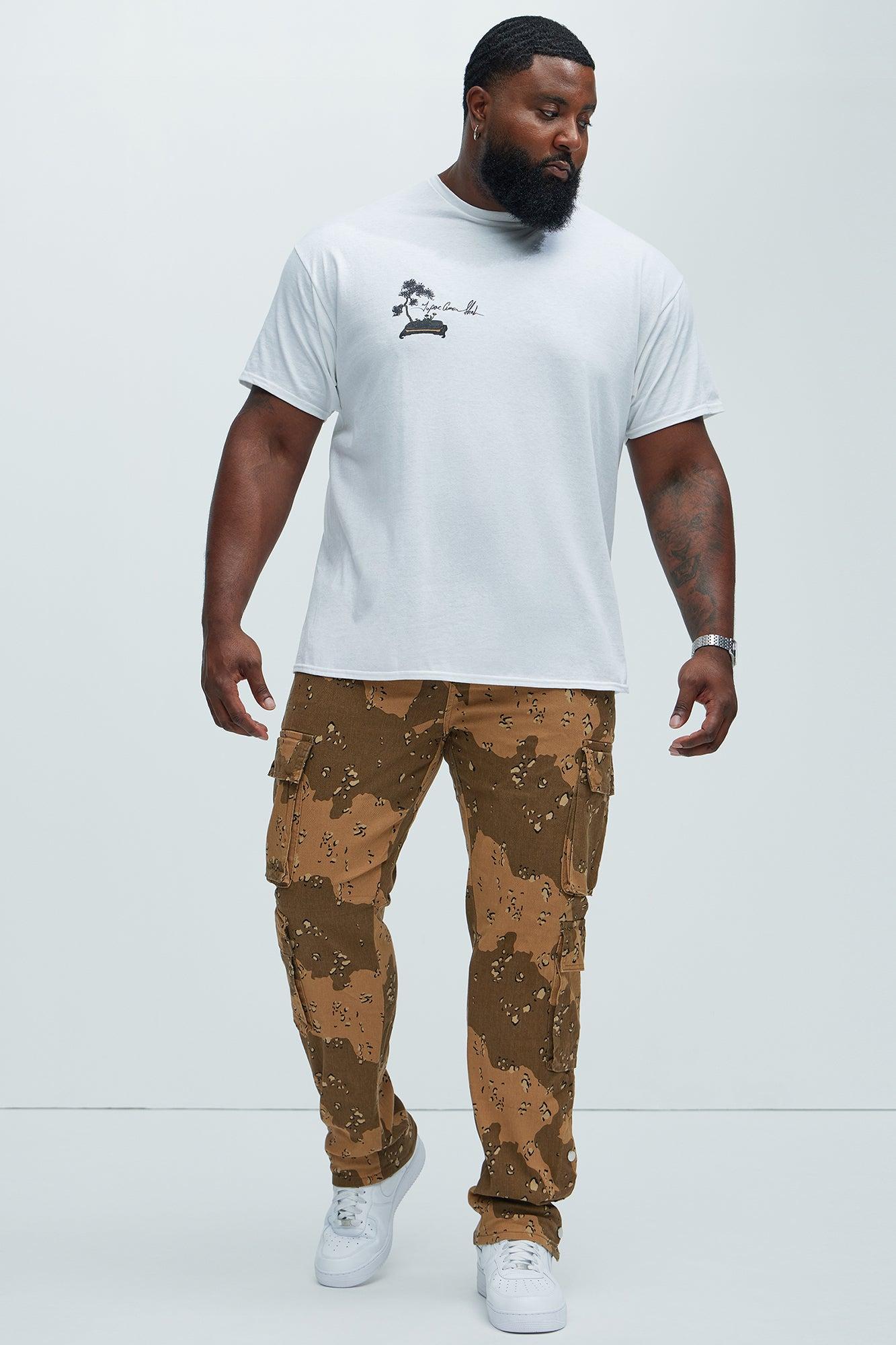 Stand On It Cargo Straight Pants - Camouflage Product Image