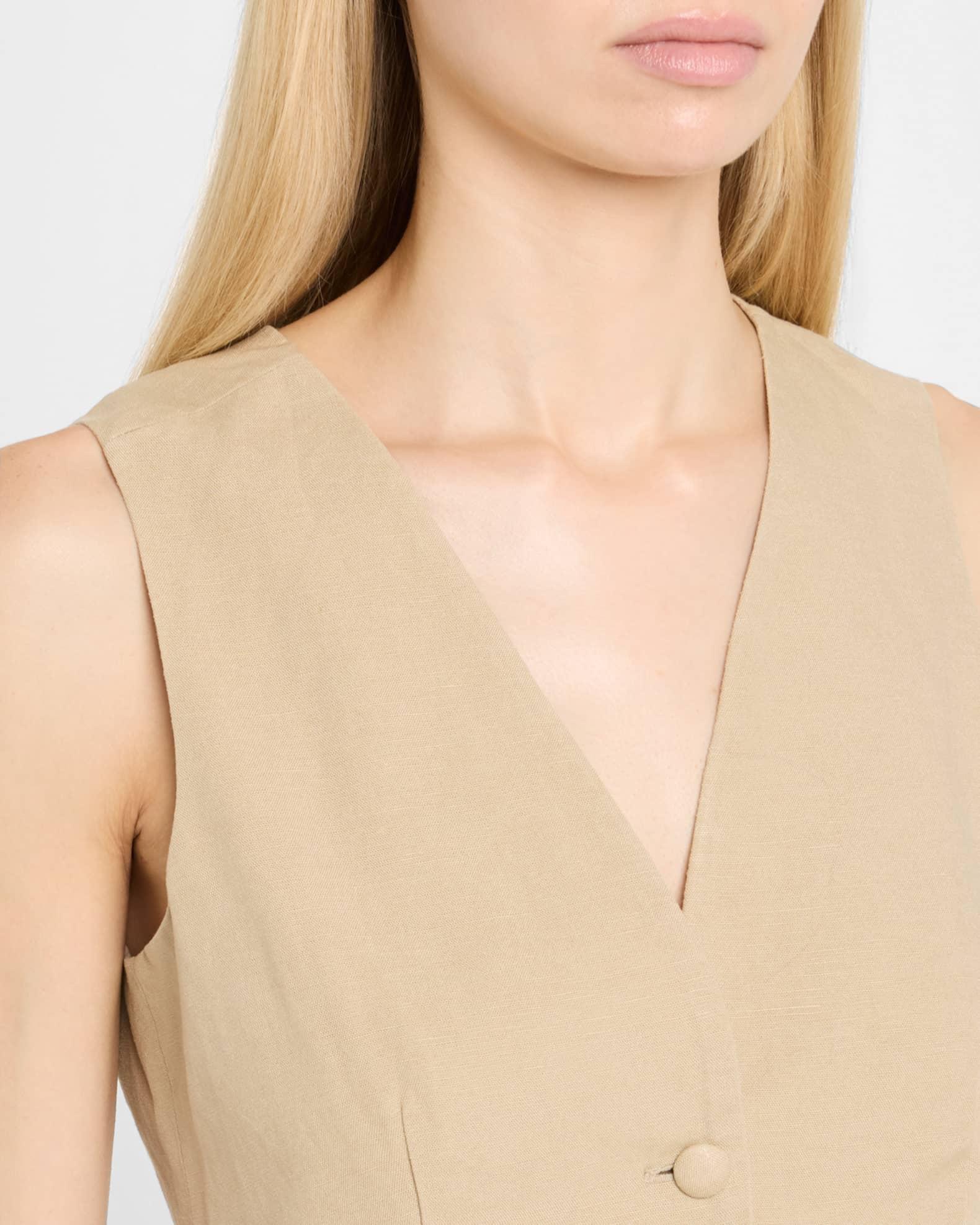 Air Linen Relaxed Vest Product Image