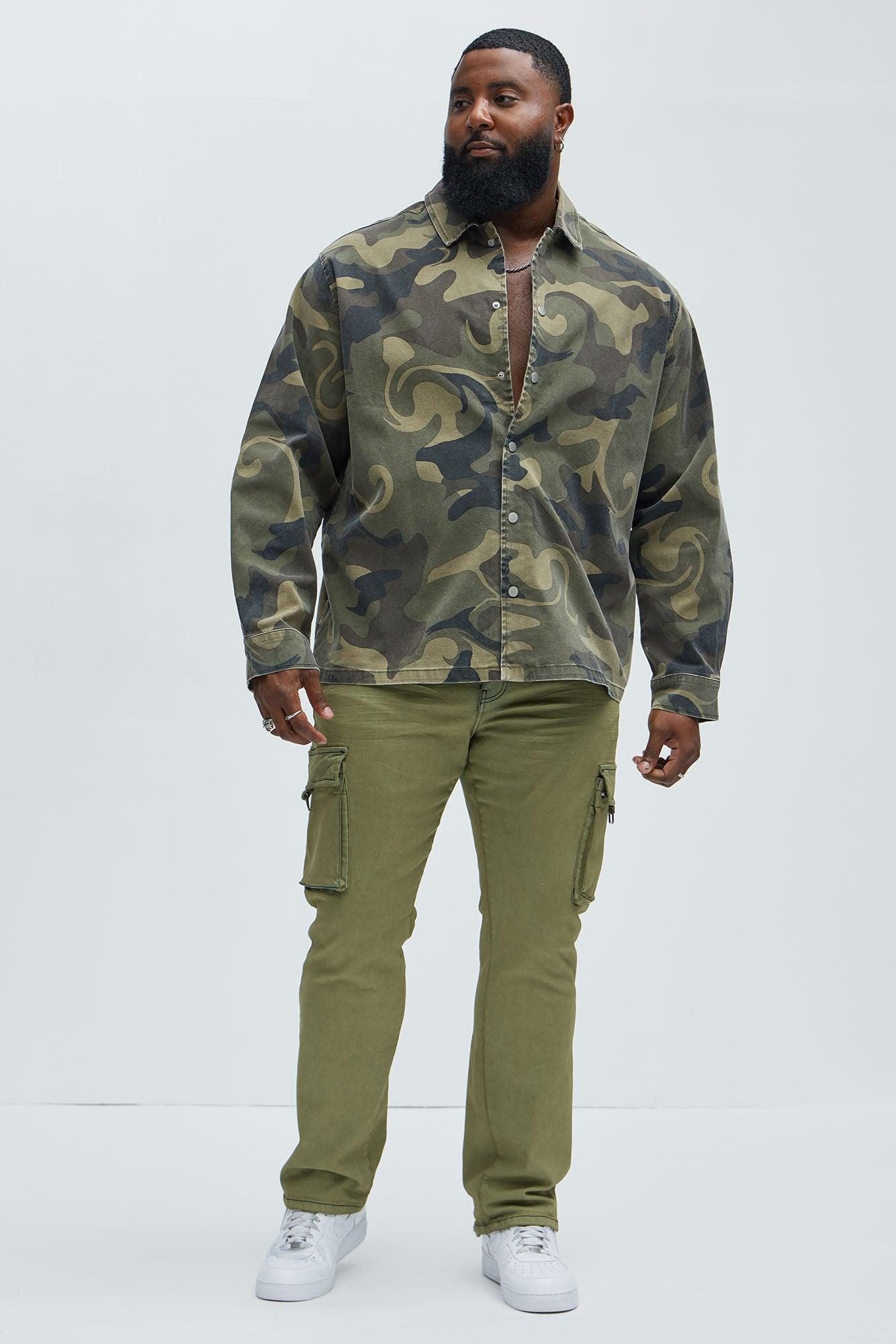 Won't Do Camo Long Sleeve Shirt - Camouflage Product Image