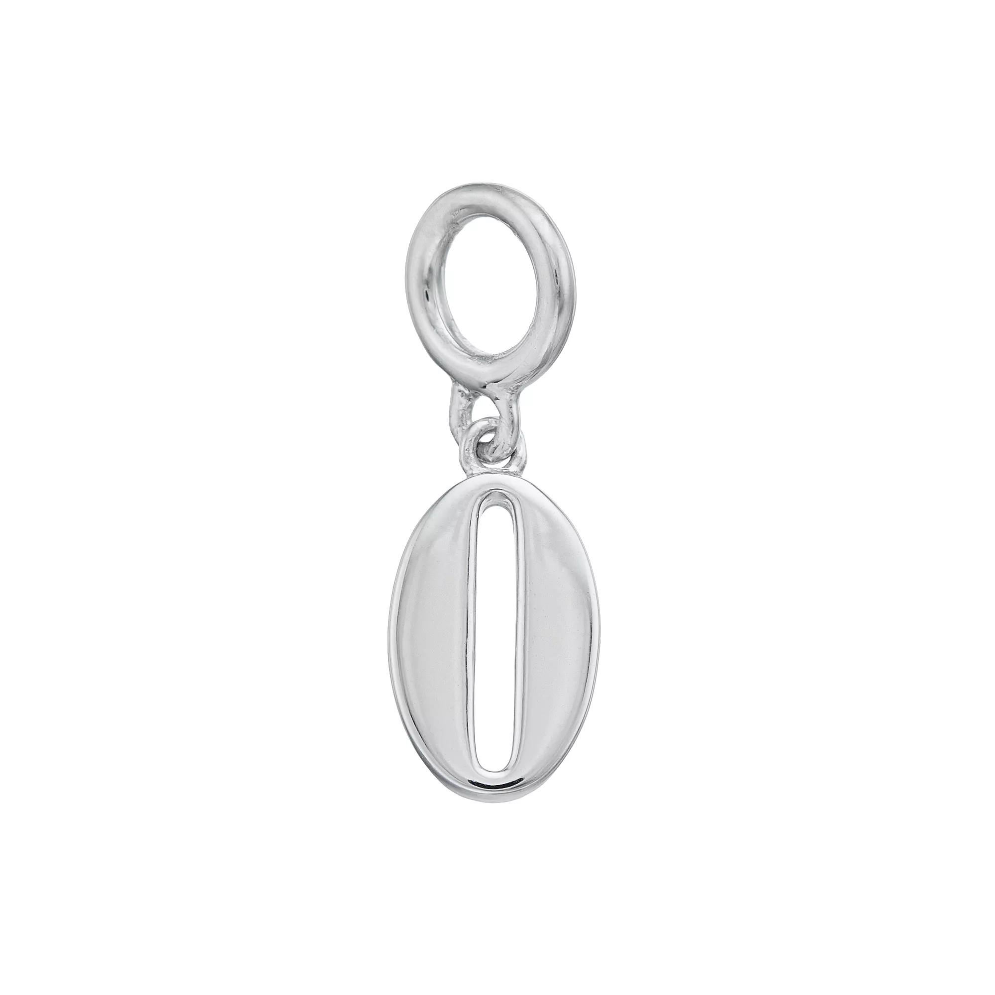 Lavish by TJM Sterling Silver Initial Letter Charm, Women's, Sterling I Product Image