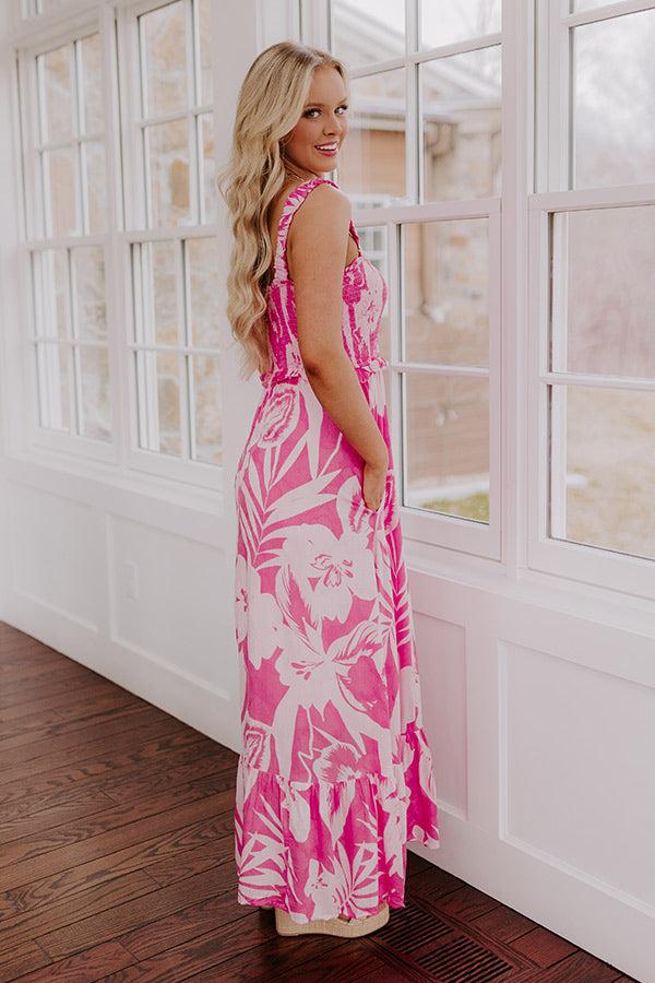 Tropical Bungalow Floral Maxi Dress Product Image