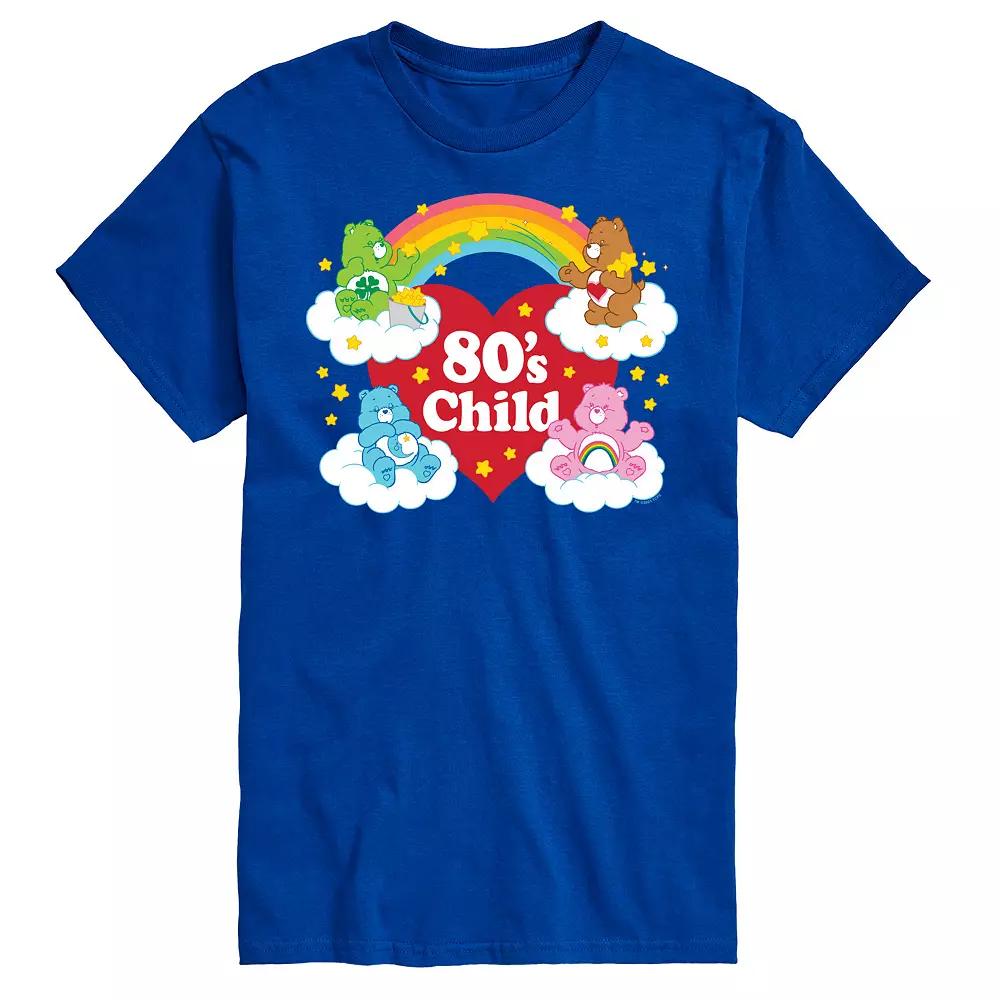 Big & Tall Care Bears 80s Child Graphic Tee, Men's,  Product Image