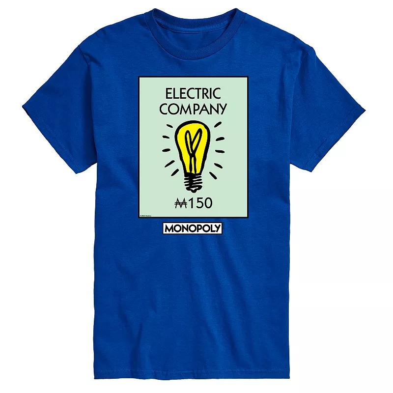 Big & Tall Monopoly Electric Company Graphic Tee, Men's,  Product Image