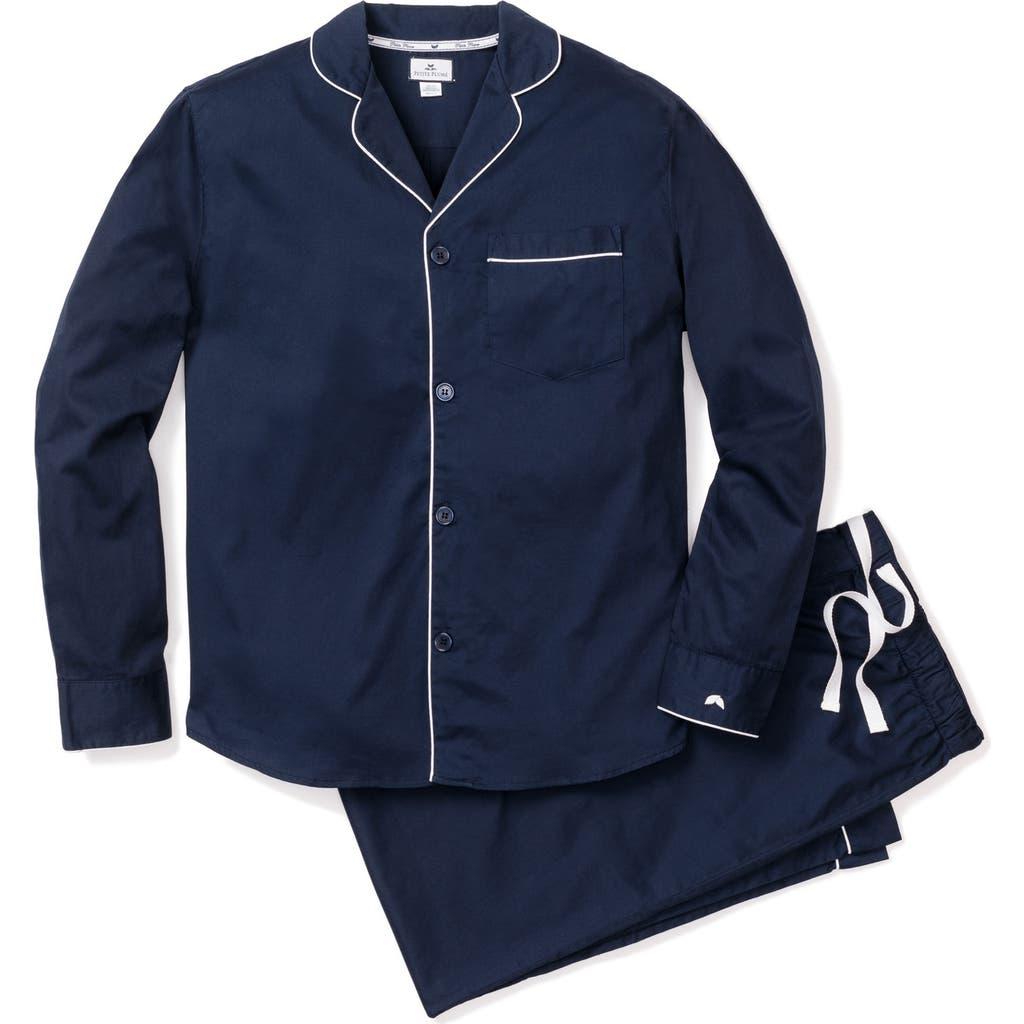 Petite Plume Men's Navy Flannel Pajamas at Nordstrom,  Product Image