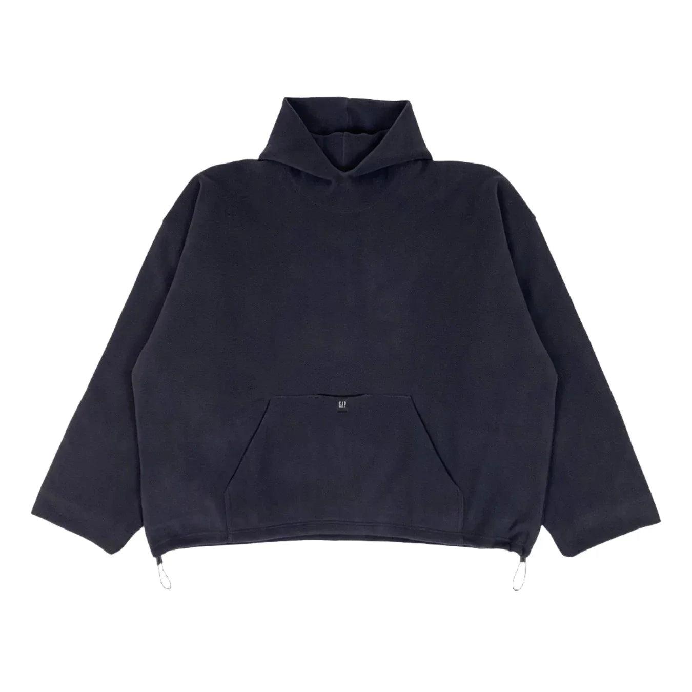 Yeezy Gap Engineered by Balenciaga Polar Fleece Padded Hoodie - Dark Grey Product Image
