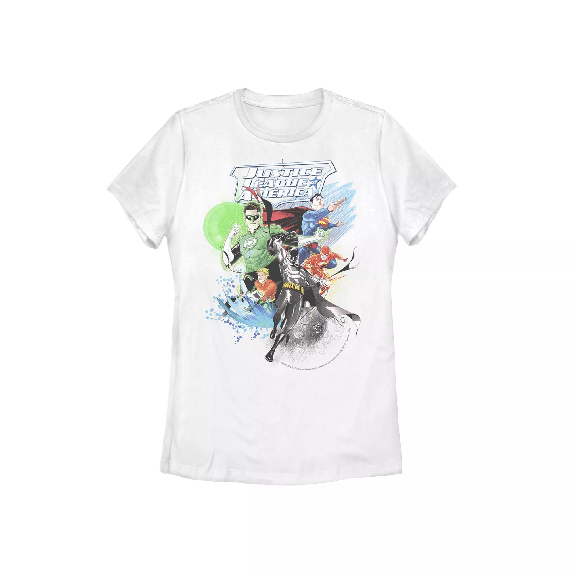 Juniors' DC Comics Justice League Of America Graphic Tee, Girl's,  Product Image