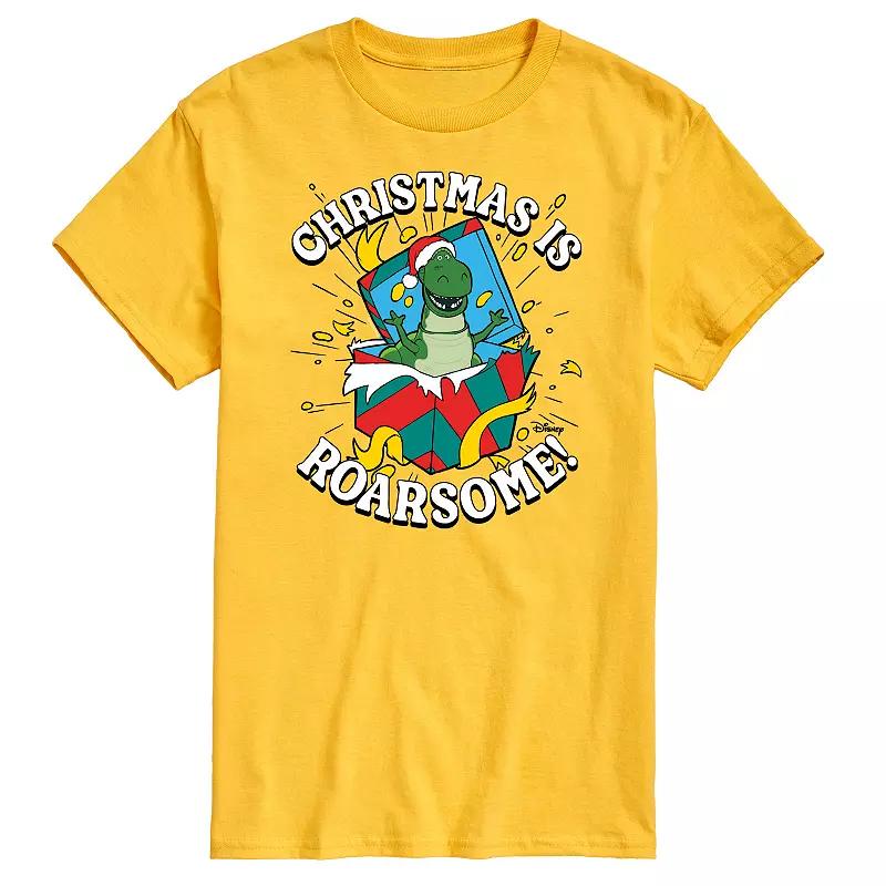 Disney / Pixar's Toy Story 4 Rex Men's Christmas Is Roarsome Graphic Tee,  Product Image