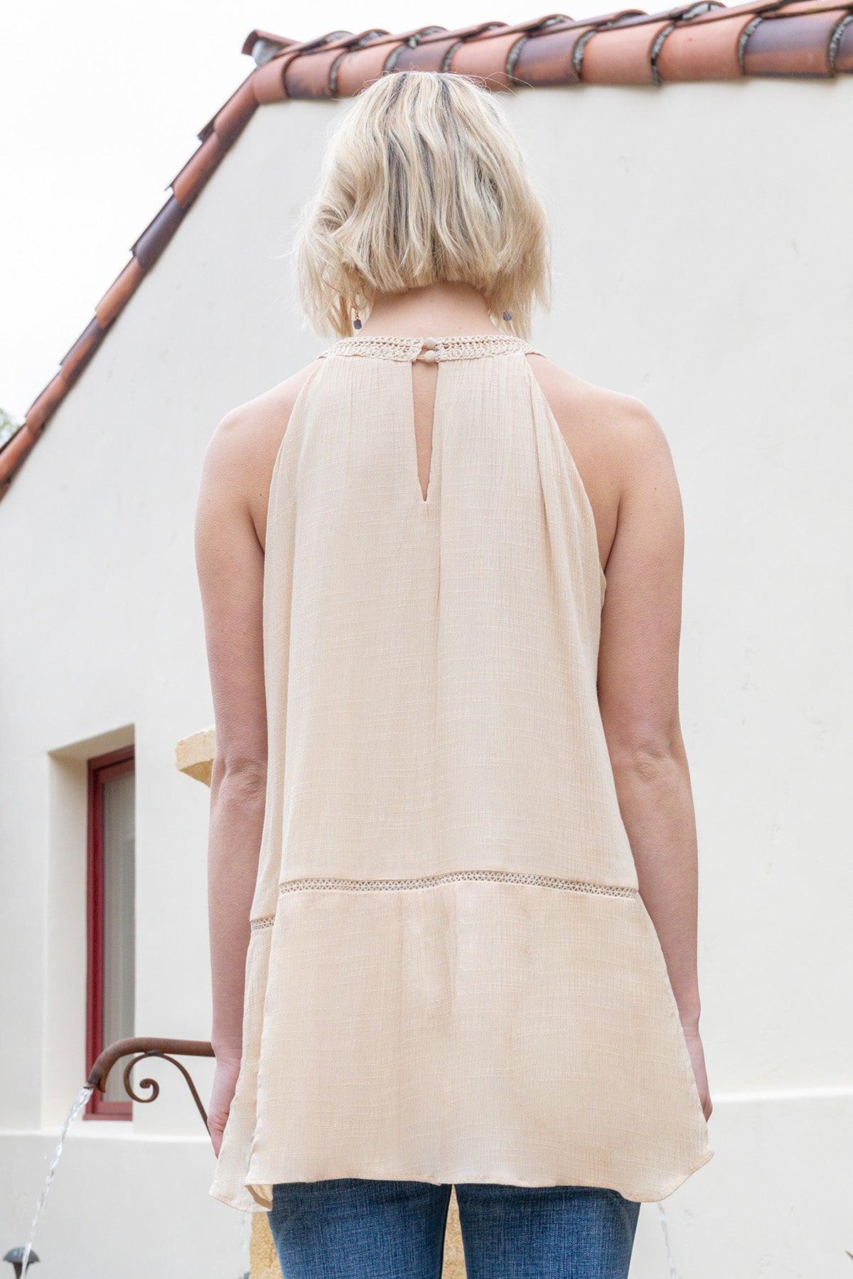 Crochet Tier Halter Top Product Image