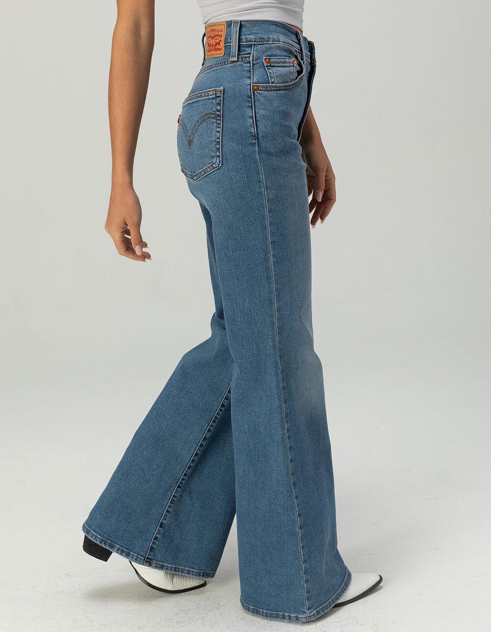 LEVI'S Ribcage Bell Womens Jeans - So Nice - DARK BLAST Product Image