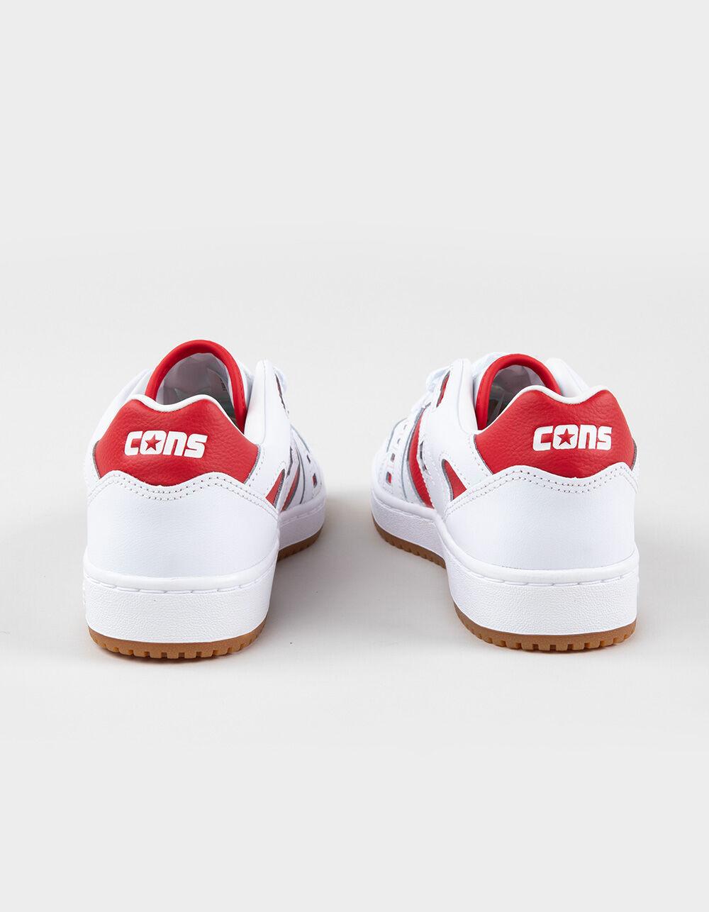 CONVERSE AS-1 Pro Leather Low Top Shoes - WHT/RED Product Image