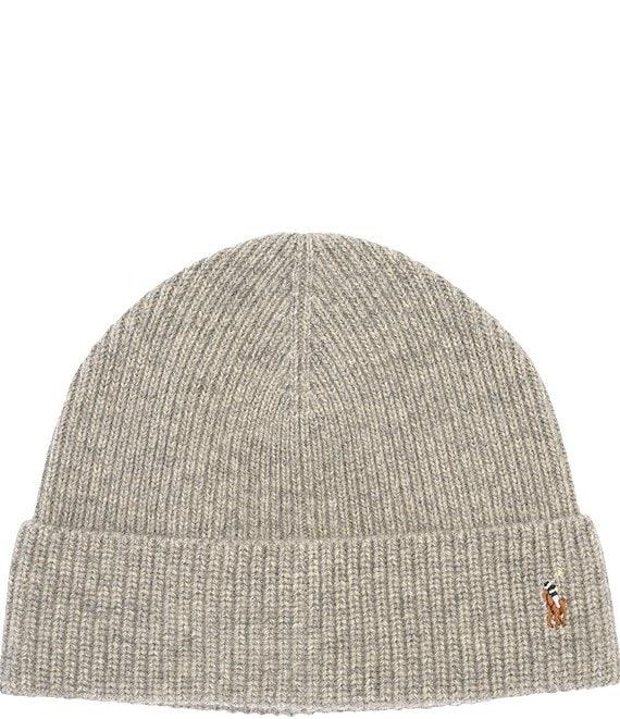 Polo Ralph Lauren Signature Cuff Wool Blend Beanie Product Image