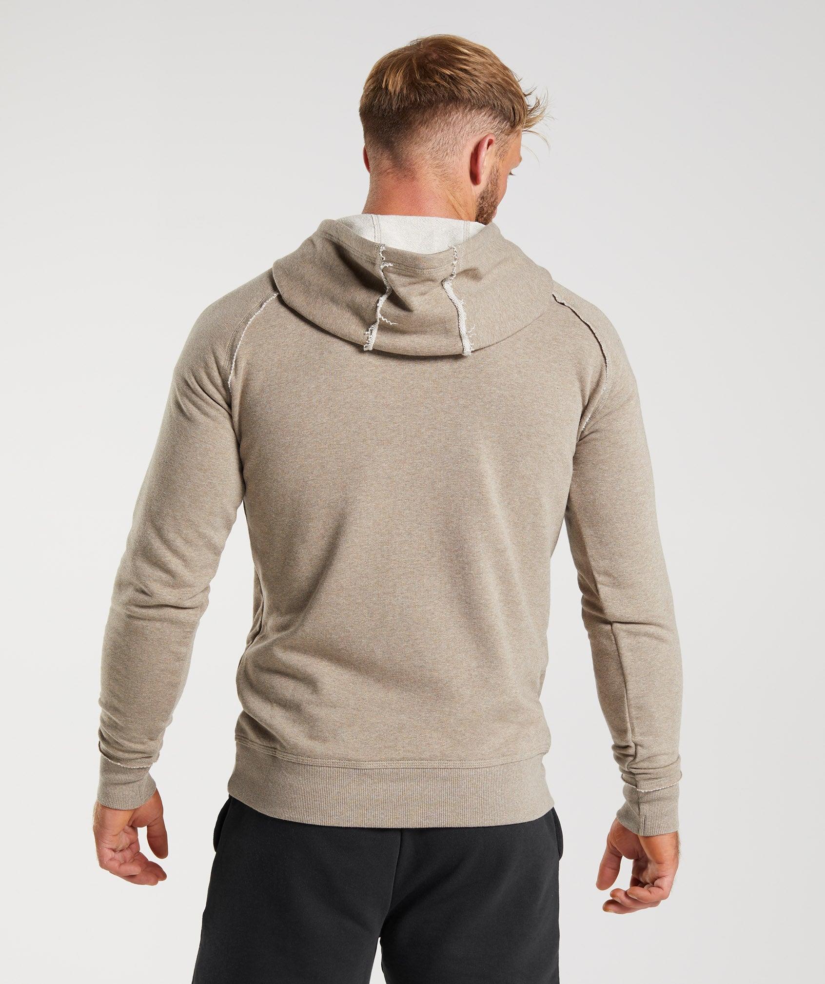 Gymshark Legacy Hoodie - Limestone Marl Male Product Image