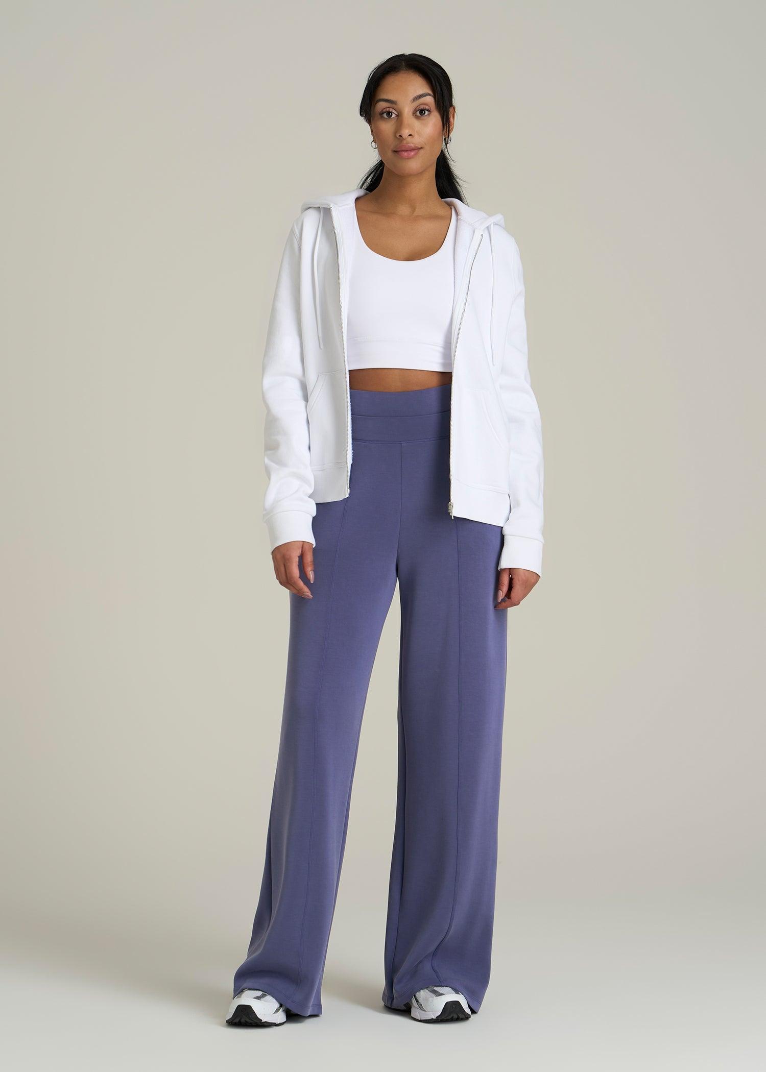 Soft Motion Wide Leg Ultra High Rise Pant for Tall Women in Future Dusk Female Product Image