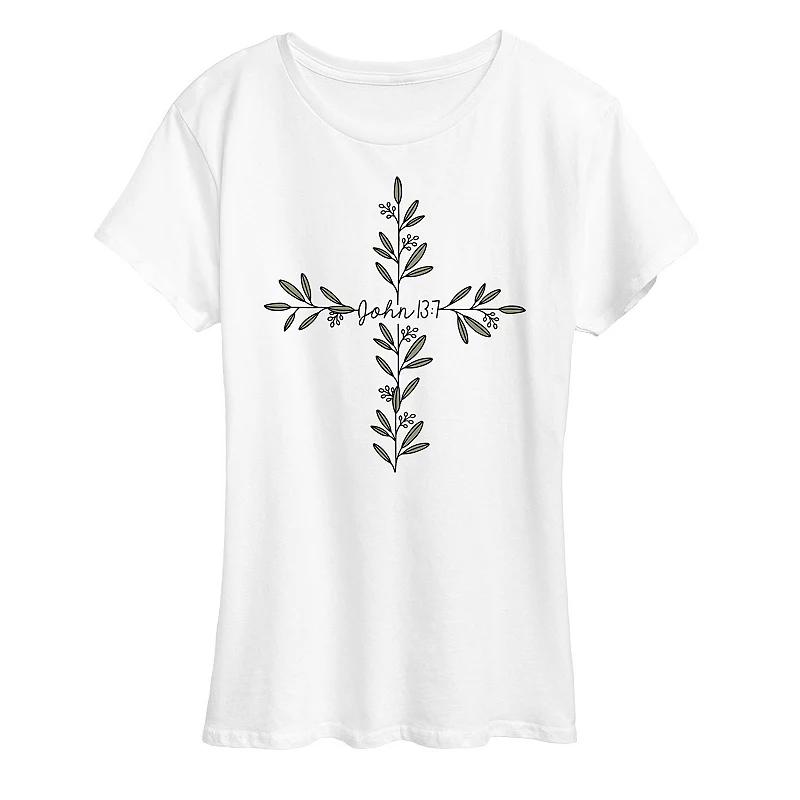 Women's John 13:7 Tree Cross Graphic Tee,  Product Image