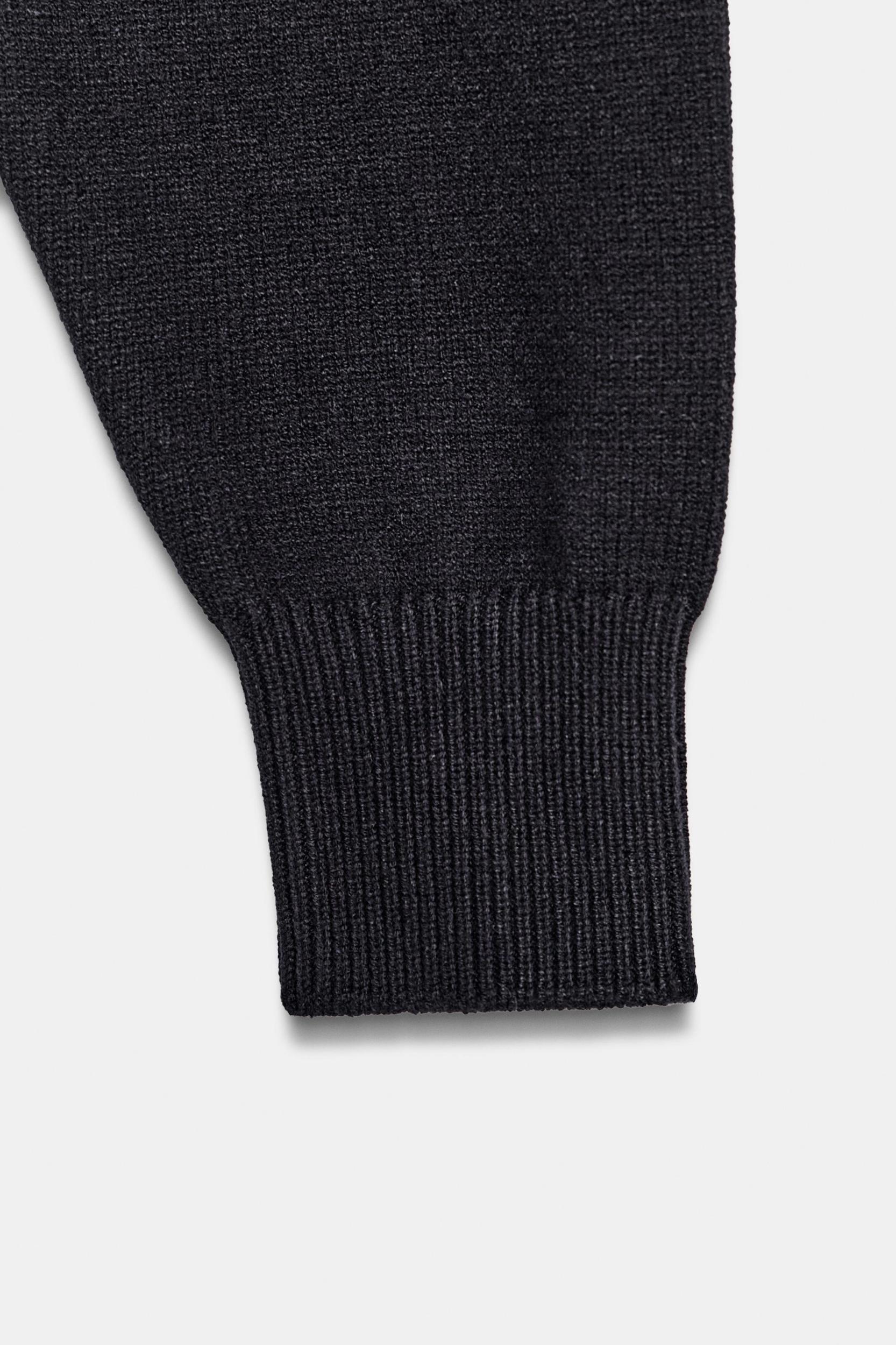 CROPPED BASIC KNIT JUMPER Product Image