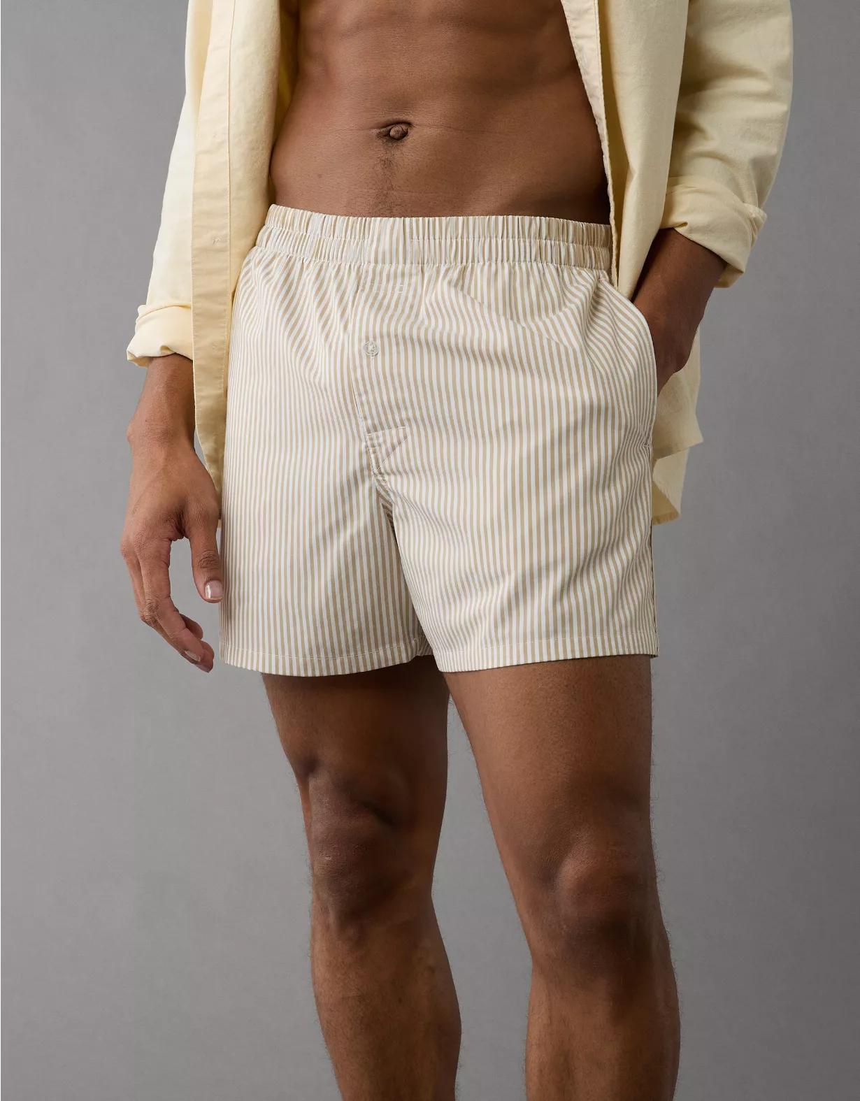 AEO Men's Striped Poplin Pocket Boxer Short Product Image