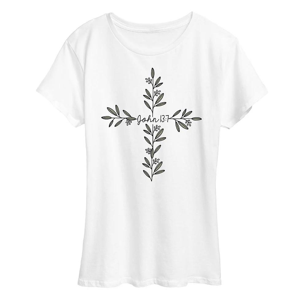 Women's John 13:7 Tree Cross Graphic Tee,  Product Image