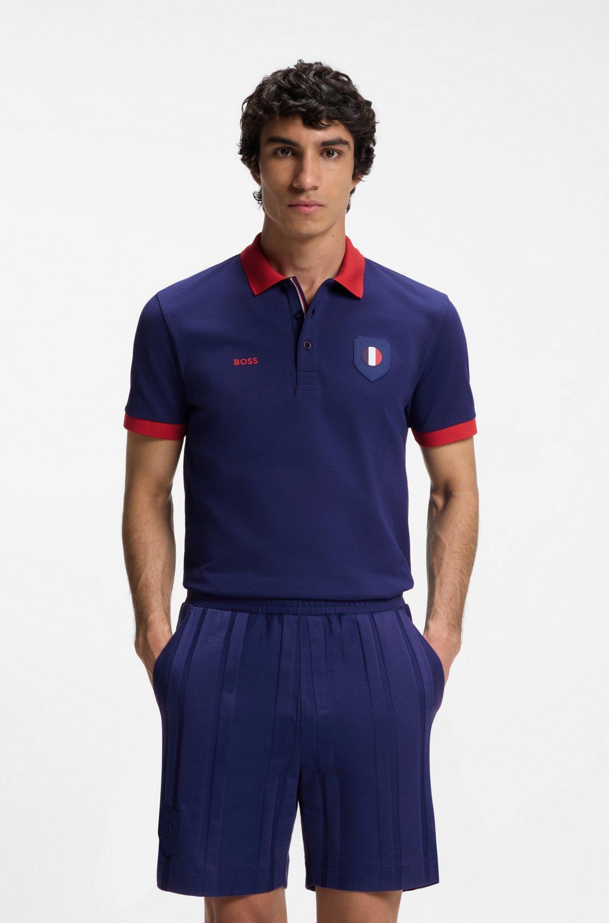 Paddy polo shirt with country flag Product Image