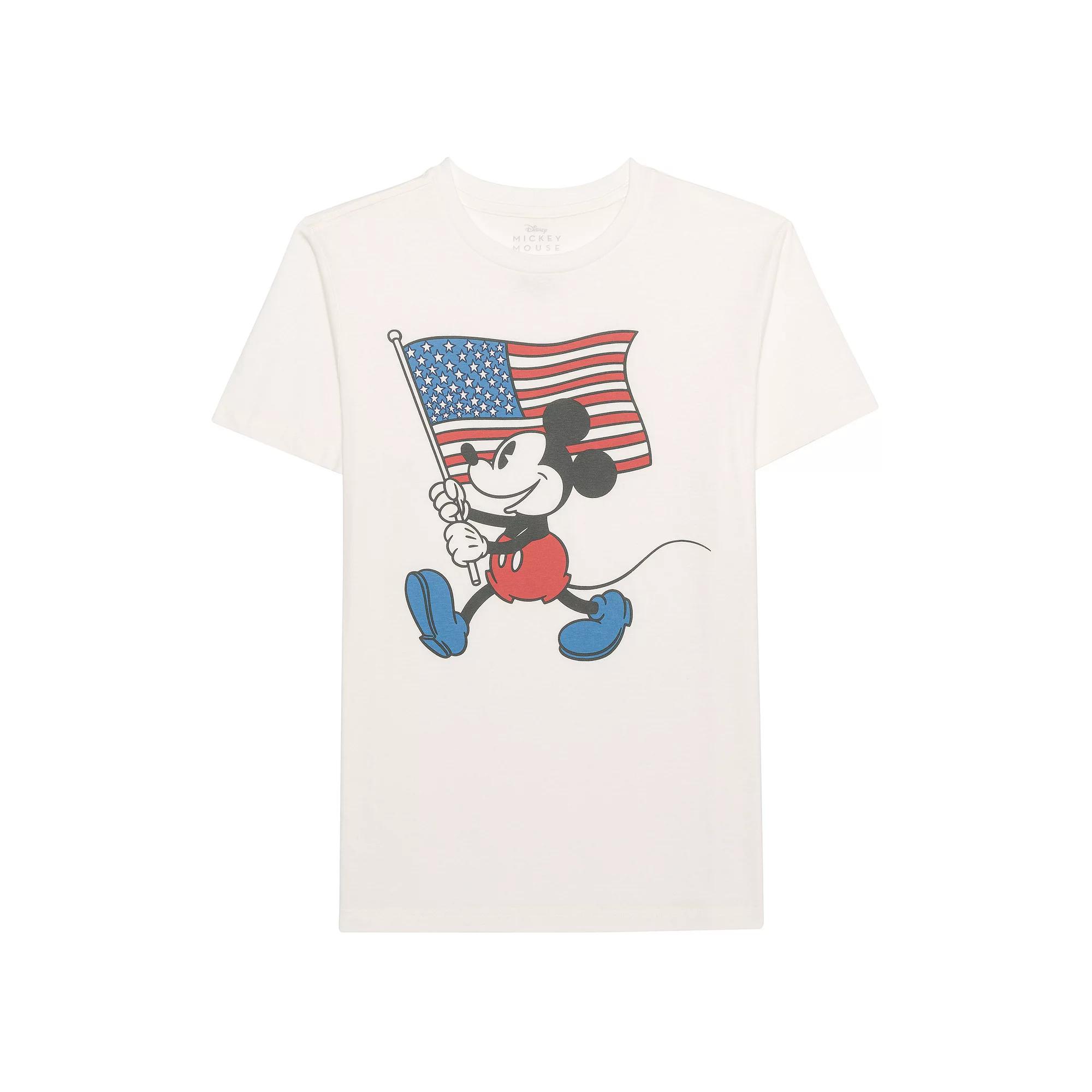 Disney's Mickey Mouse Men's Patriot Graphic Tee, Size: XXL, White Product Image